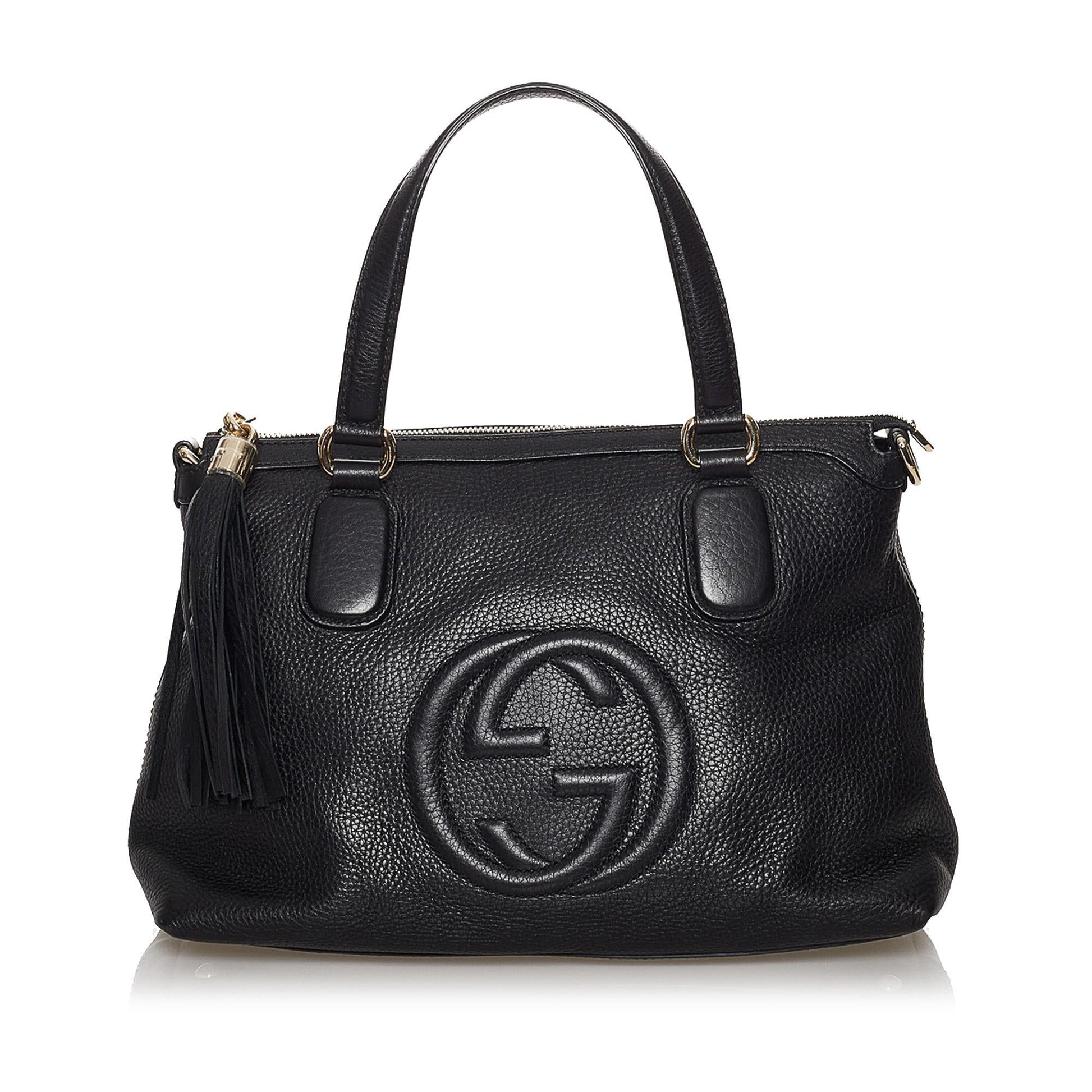 Gucci Soho Working SHG Calf Black Satchel Bag