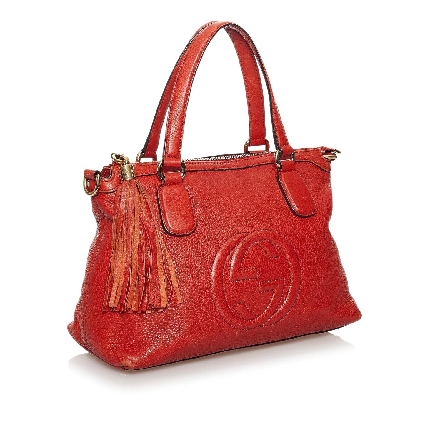 Gucci Soho Working SHG Calf Red Satchel Bag