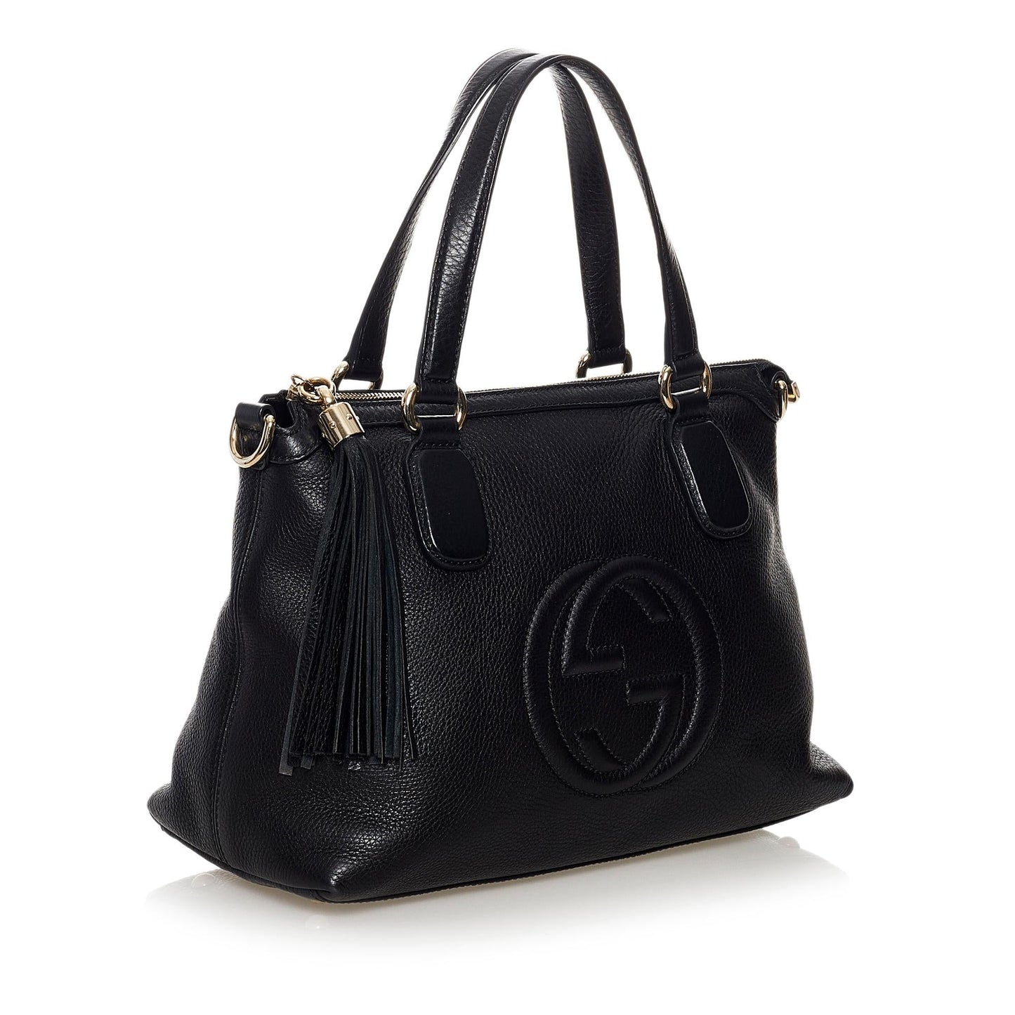 Gucci Soho Working SHG Calf Black Satchel Bag Satchel Shg