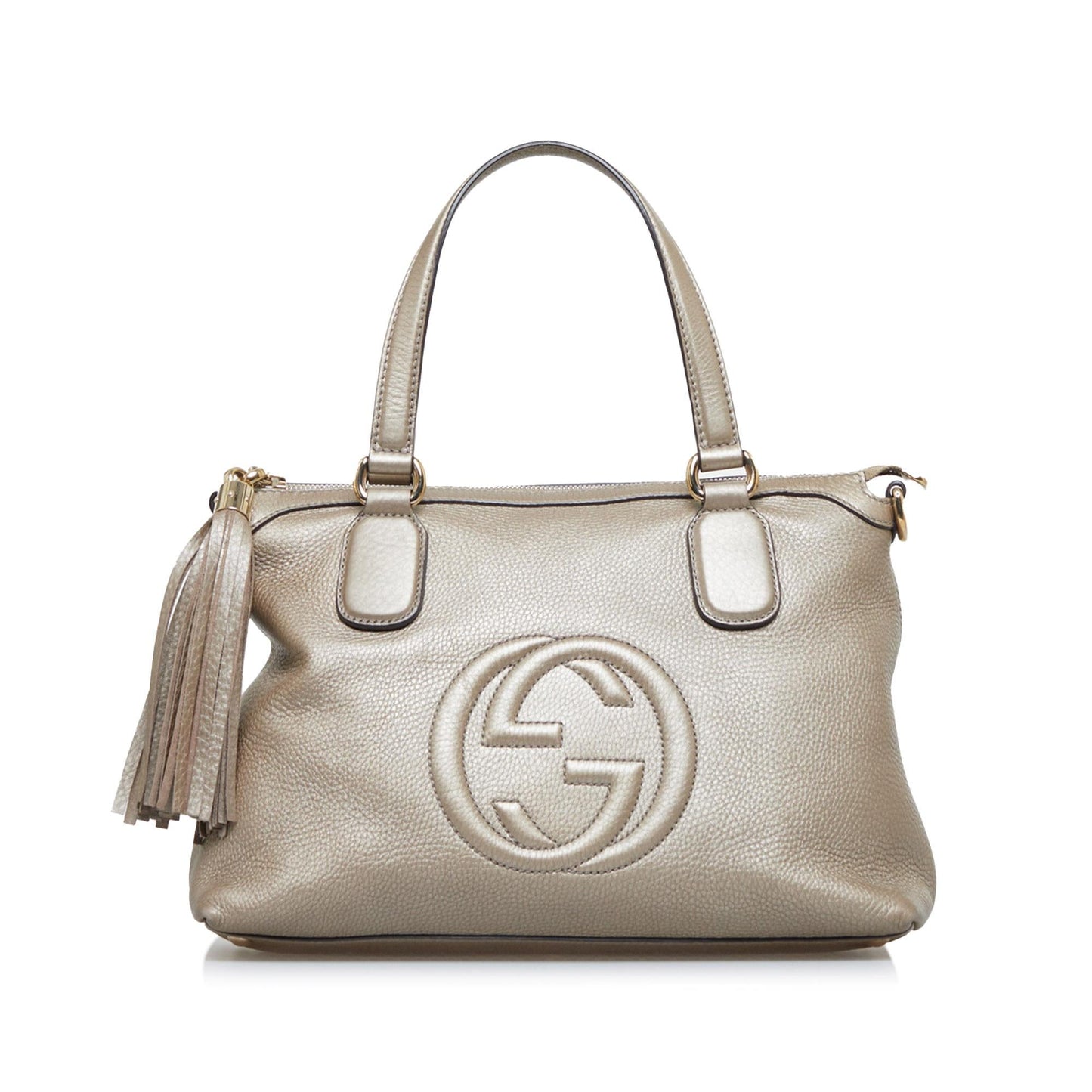 Gucci Soho Working SHG-ngG3sO Calf Brown Tote Bag