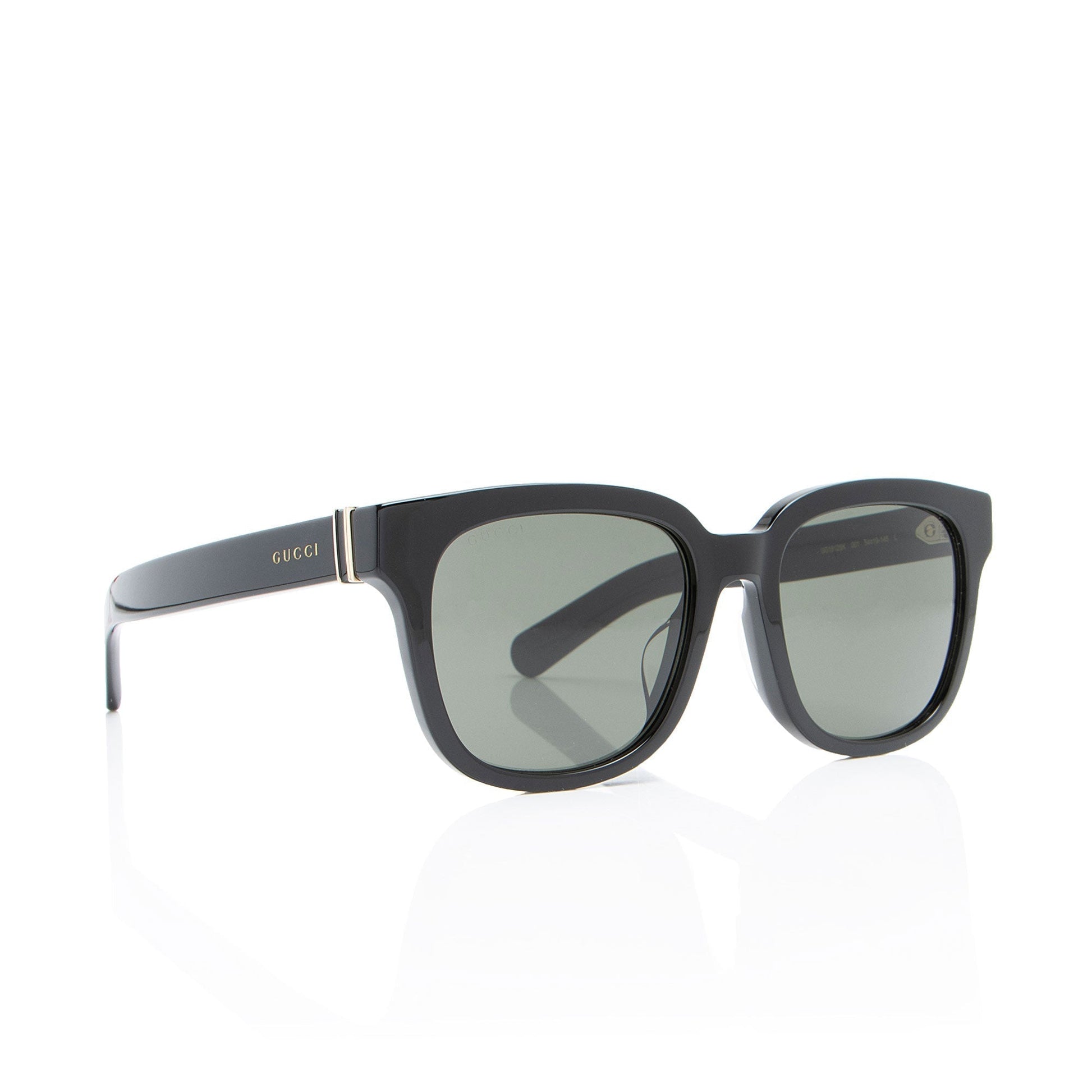 Gucci Square Sunglasses Black Accessory Shf Oy5G9I
