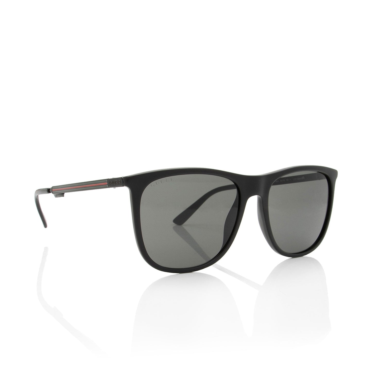Gucci Web Square Sunglasses Black Accessory Square Sunglasses