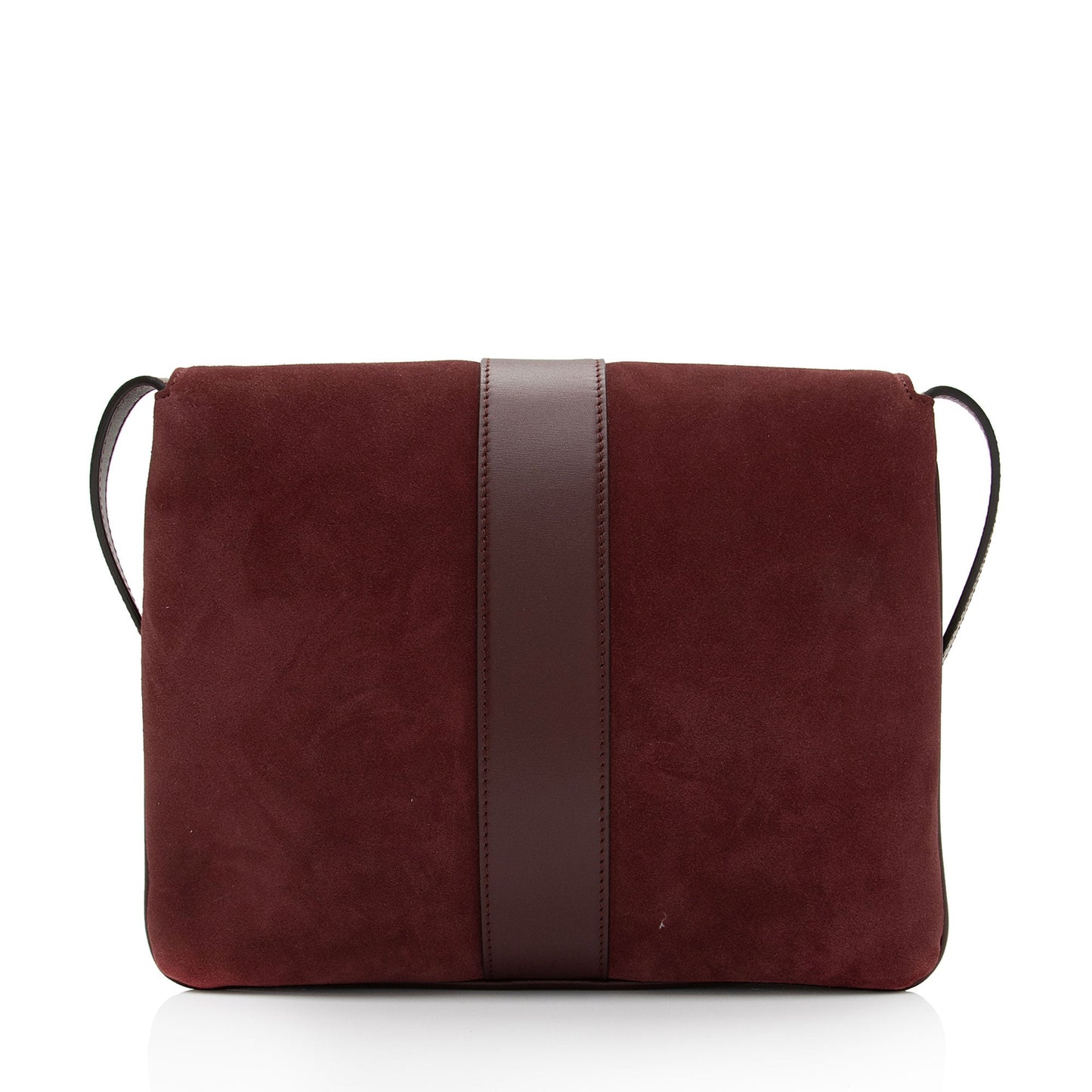 Gucci Arli SHF-JMmi1x Leather Suede Brown Red Crossbody Bag