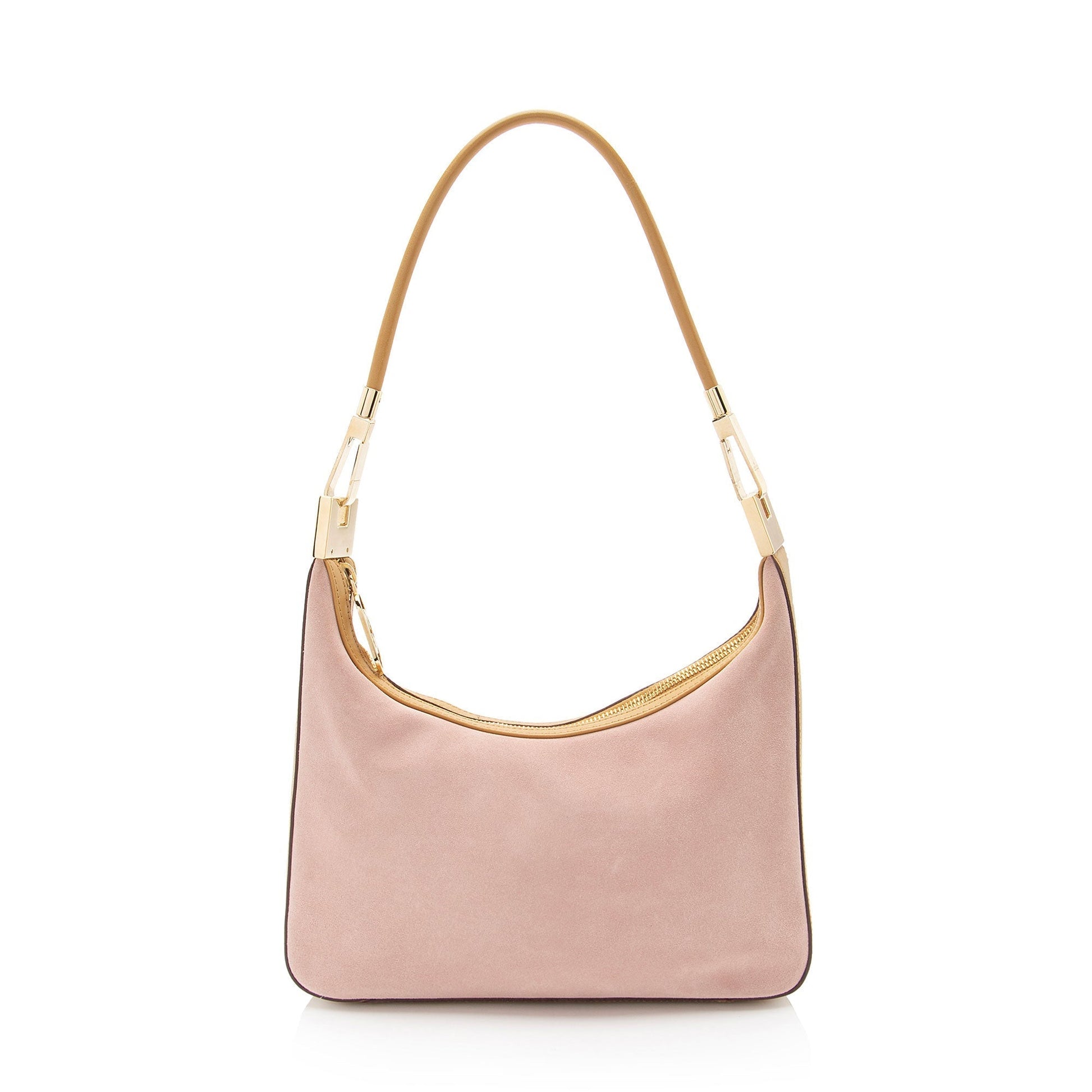 Gucci Binoche SHF-NVMLND Leather Suede Pink Small Shoulder Bag