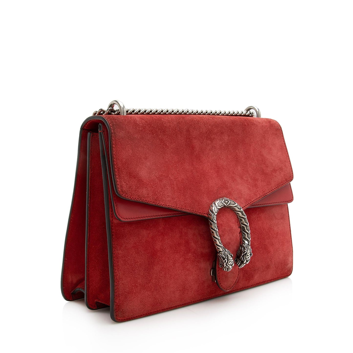 Gucci Dionysus SHF Leather Suede Red Medium Shoulder Bag