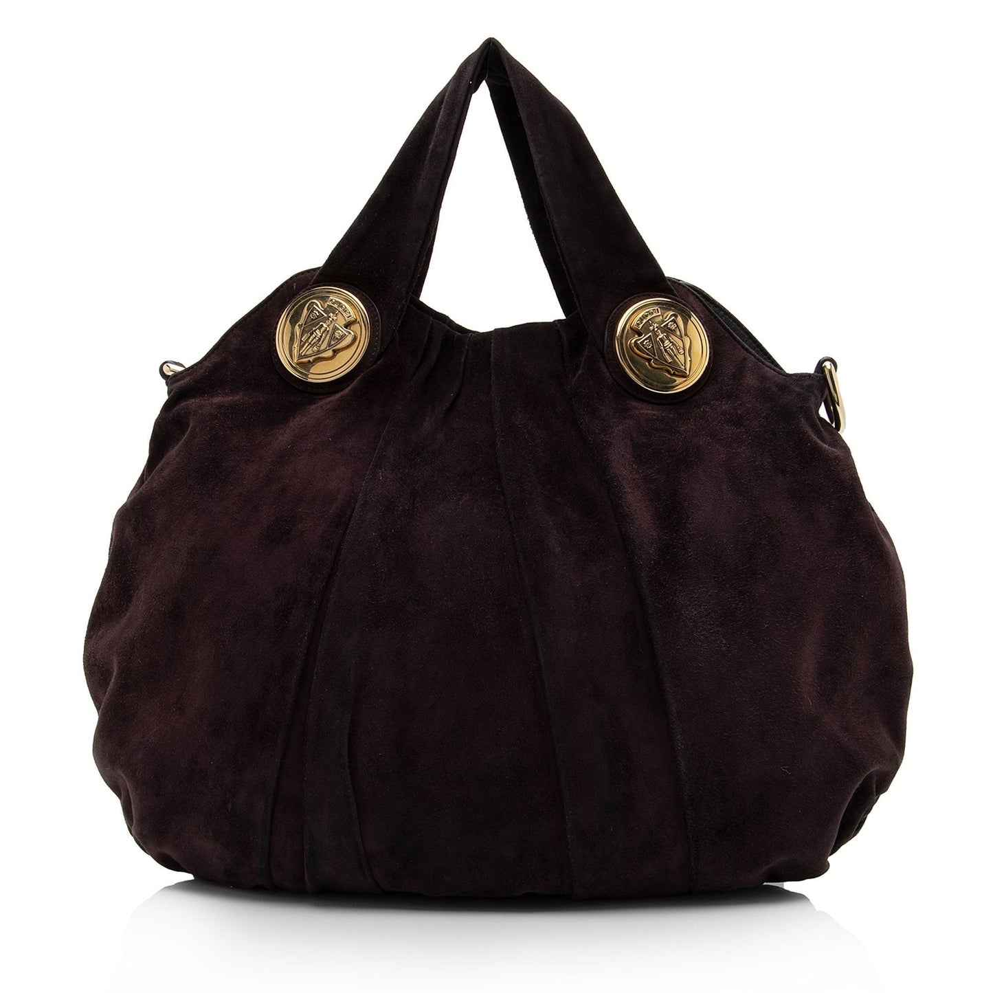 Gucci Hysteria SHF-RlYmZ3 Leather Suede Large Tote Bag