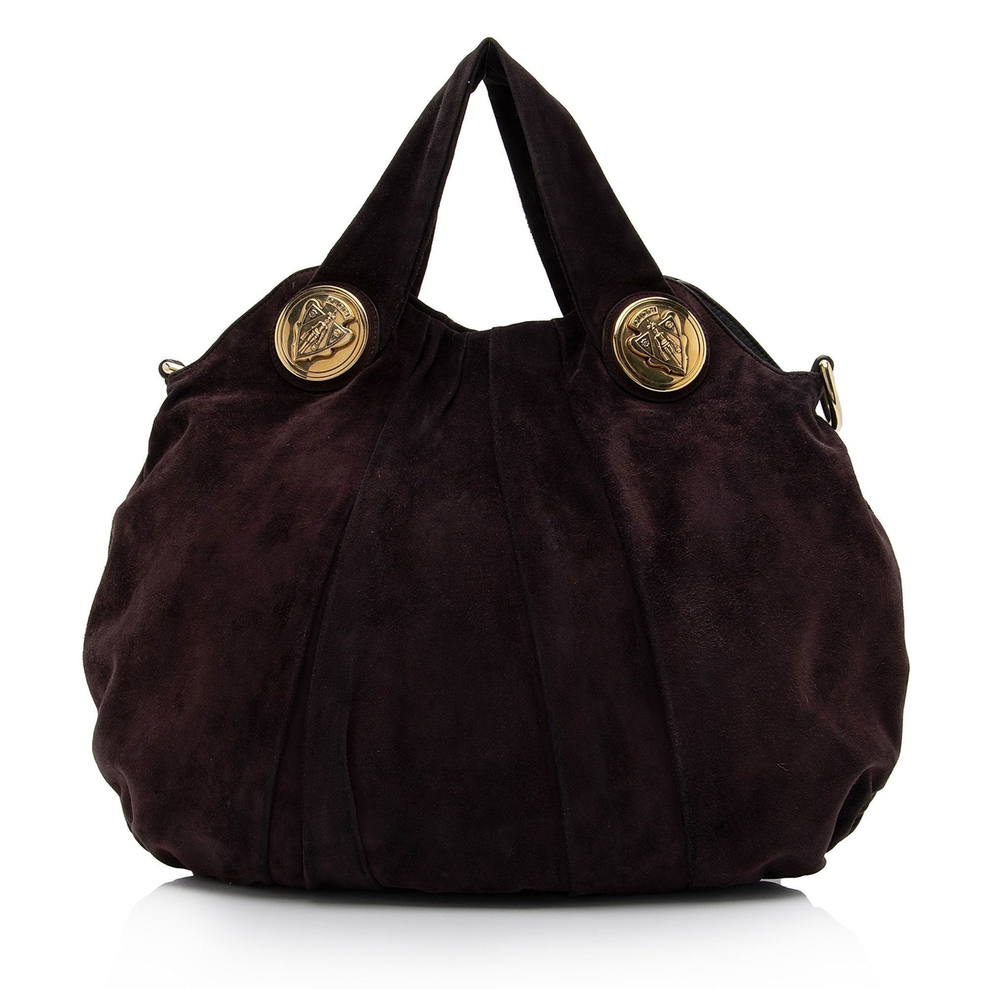 Gucci Hysteria SHF-RlYmZ3 Leather Suede Large Tote Bag