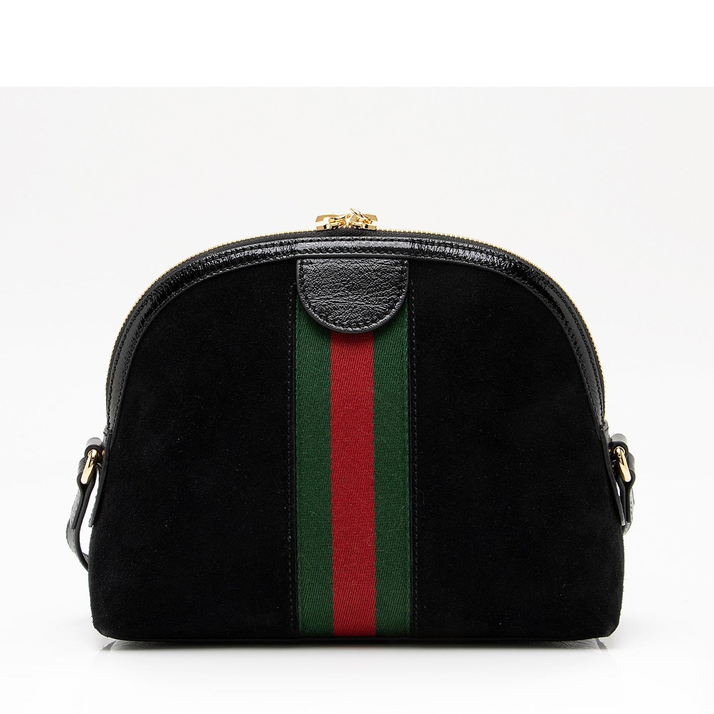 Gucci Ophidia Dome SHF Leather Suede Nylon Patent Crossbody Bag
