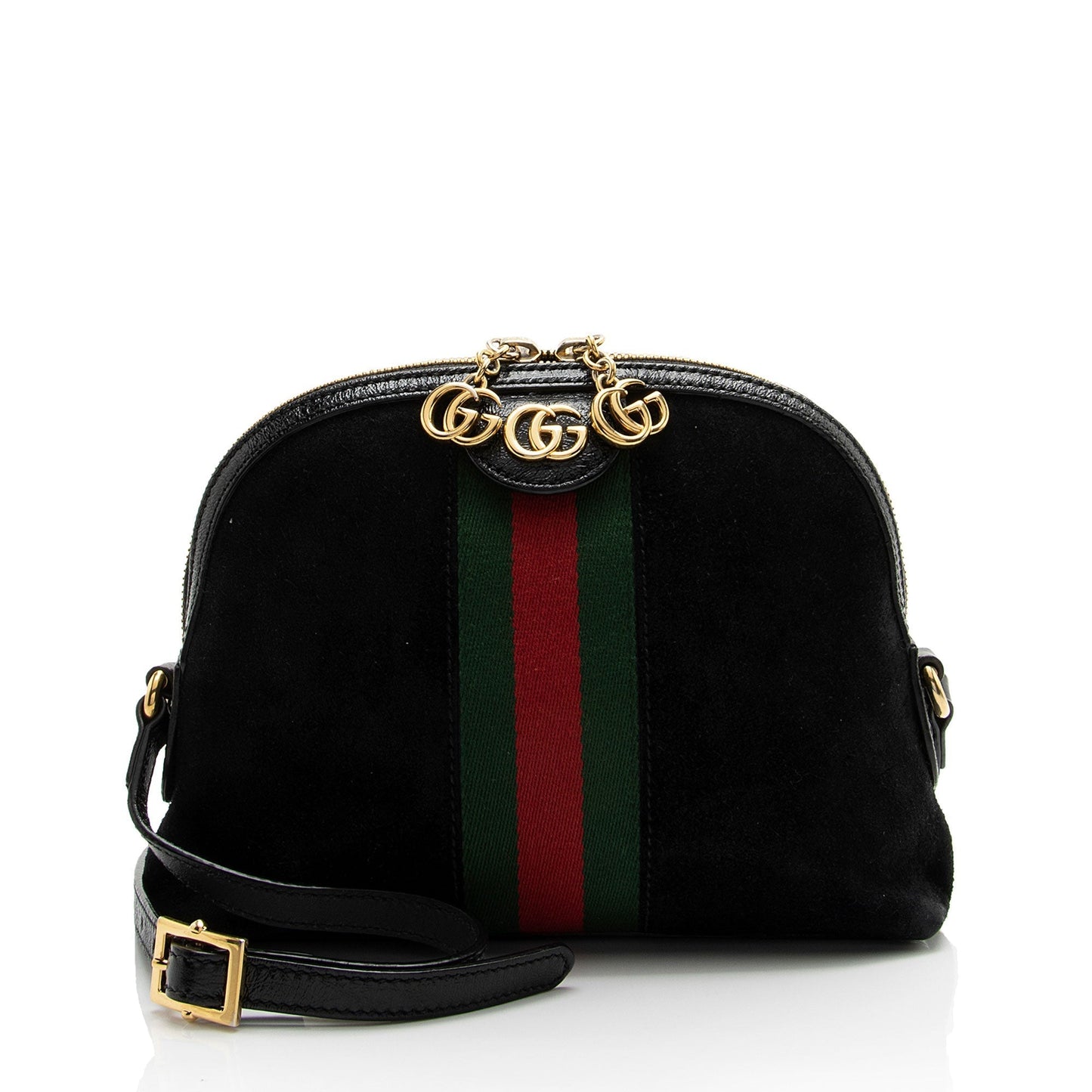 Gucci Ophidia Dome SHF-BDjB7x Leather Suede Nylon Patent Crossbody Bag