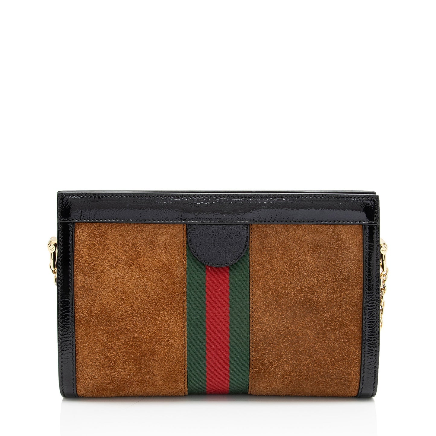 Gucci Ophidia SHF-1rb87i Leather Suede Nylon Patent Shoulder Bag