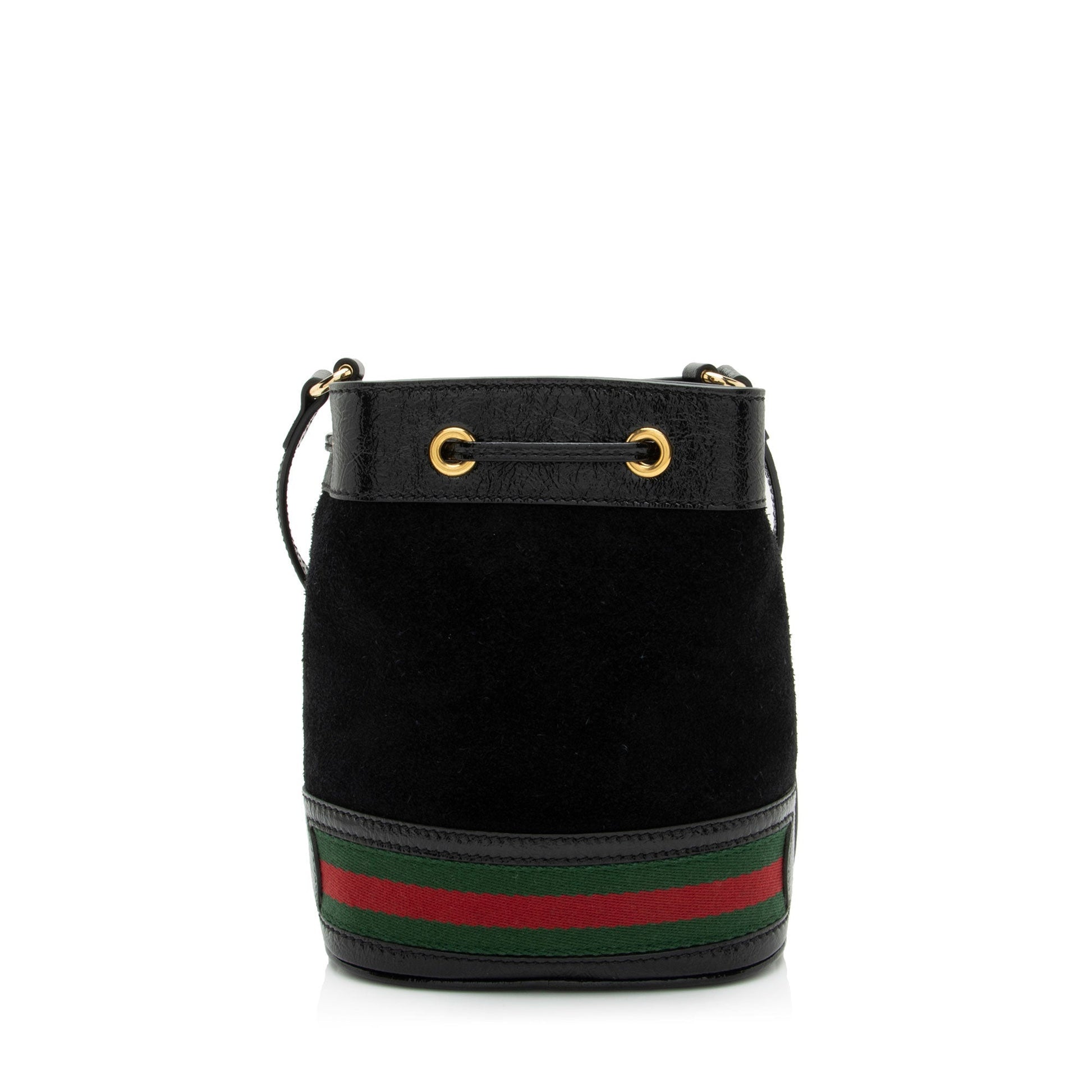 Gucci Ophidia Bucket SHF-2h2Hru Leather Suede Nylon Patent Crossbody Bag