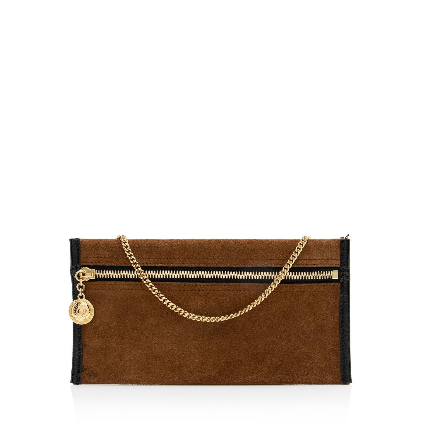 Gucci Pochette SHF Leather Suede Patent Black Clutch Bag Pochette Shf