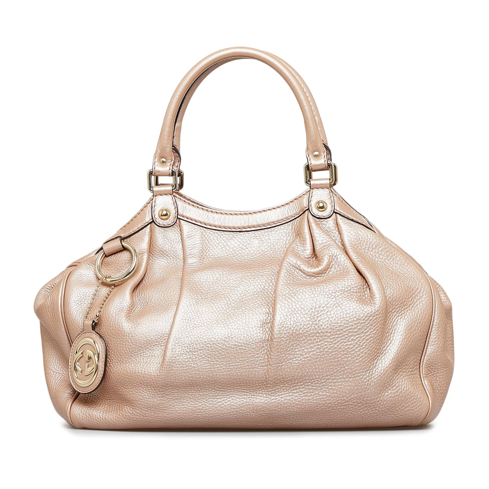 Gucci Sukey SHG-ZooAEz Calf Brown Tote Bag