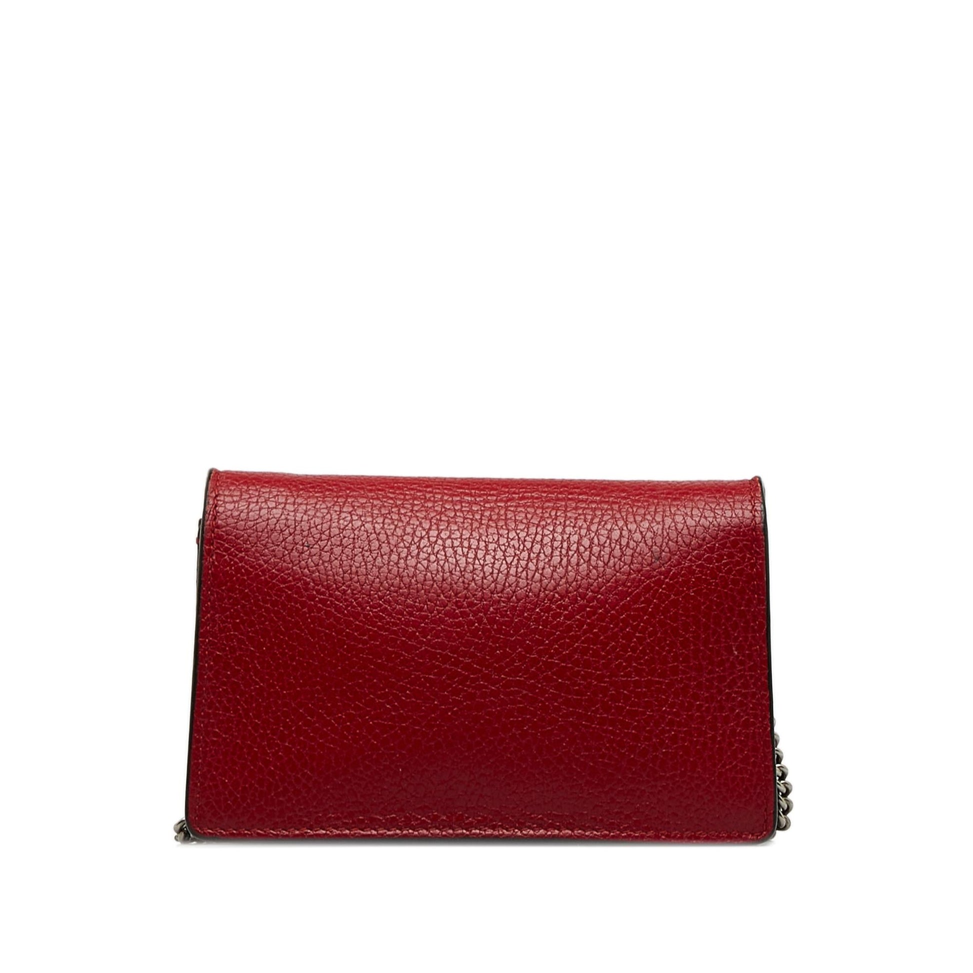 Gucci Super Dionysus SHG-xS40Qy Leather Calf Red Mini Crossbody Bag