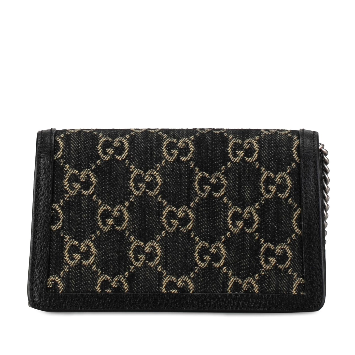 Gucci Super GG Dionysus SHG-GoqPL0 Denim Calf Black Mini Crossbody Bag
