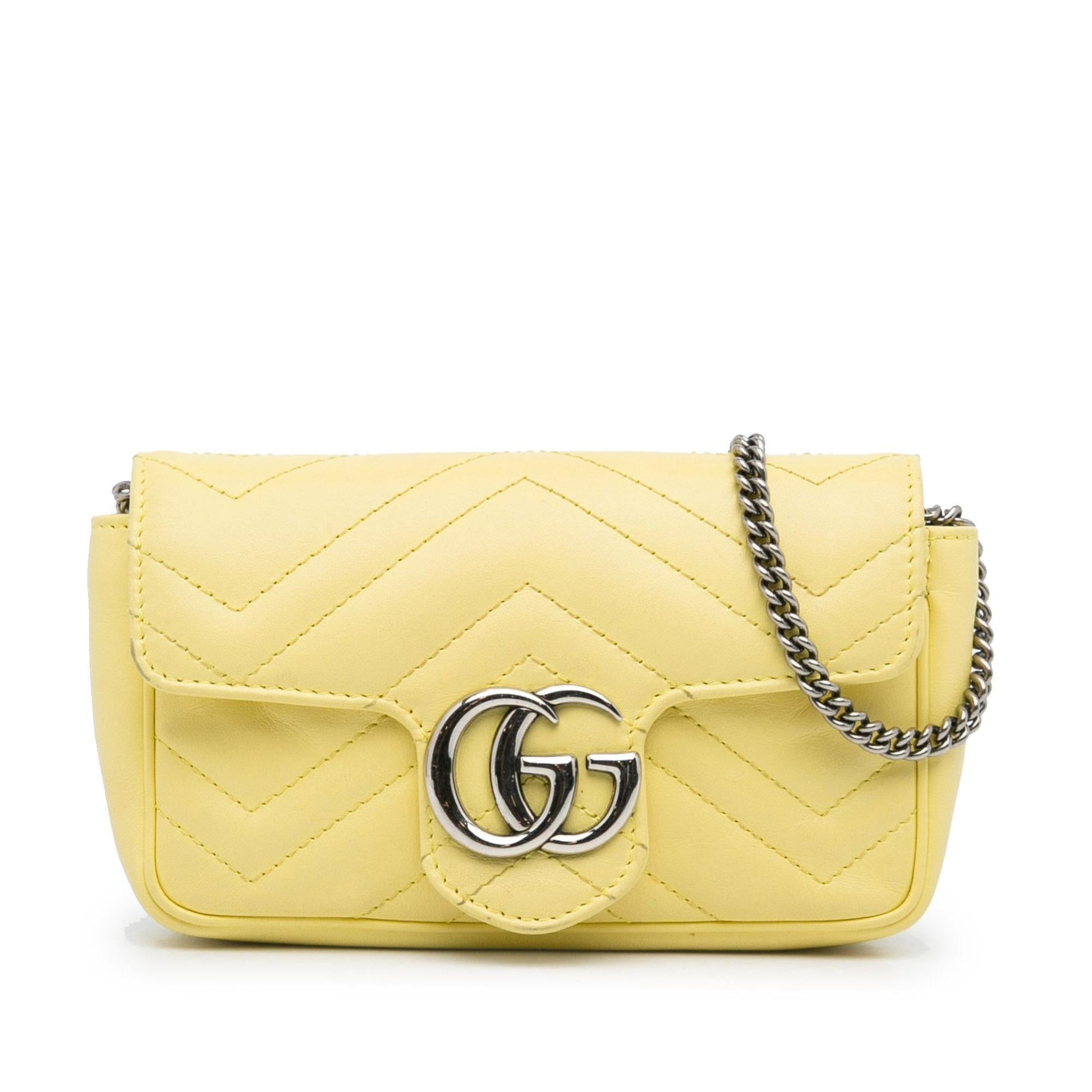 Gucci Super GG Marmont SHG-09ddxk Matelasse Calf Mini Crossbody Bag