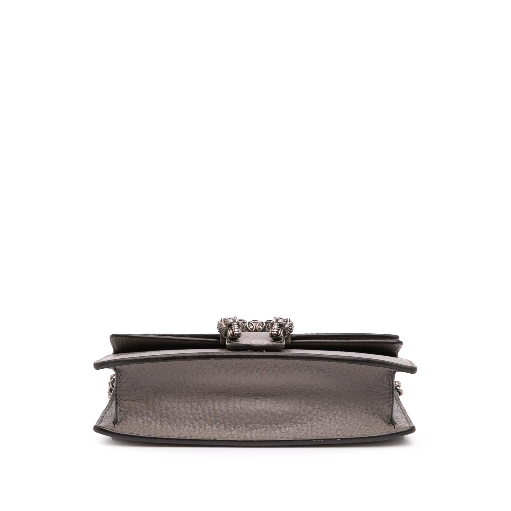 Gucci Super Dionysus Leather Calf Brown Mini Crossbody Bag Dionysus Crossbody