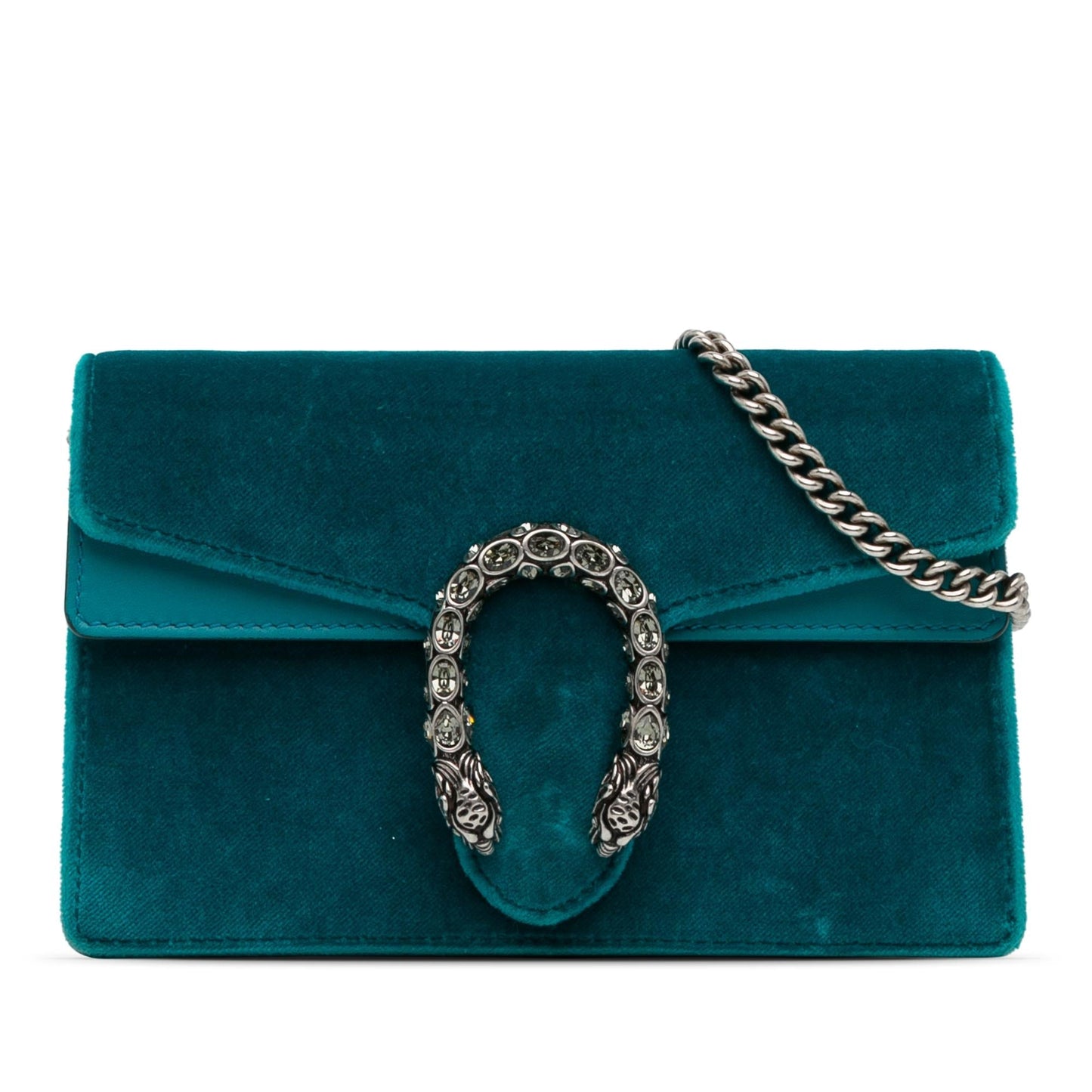 Gucci Super Velvet Dionysus SHG-eHau7e Blue Mini Crossbody Bag