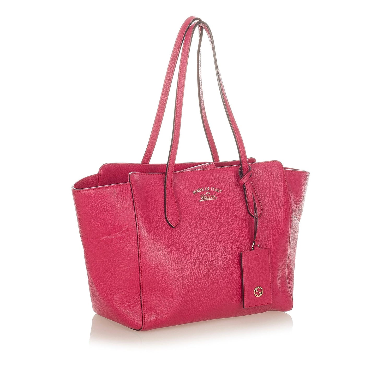 Gucci Swing SHG Leather Calf Pink Tote Bag Bag Shg