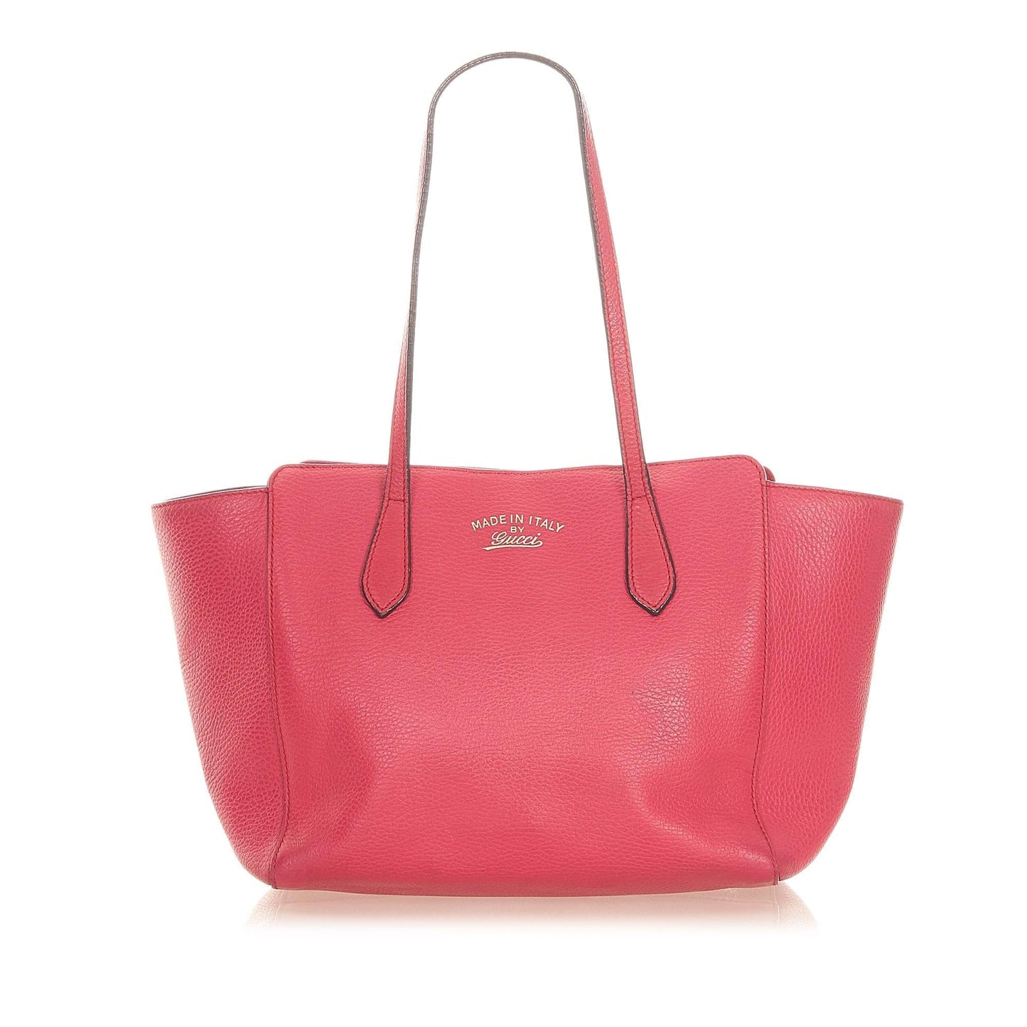 Gucci Swing SHG Leather Calf Pink Tote Bag 4