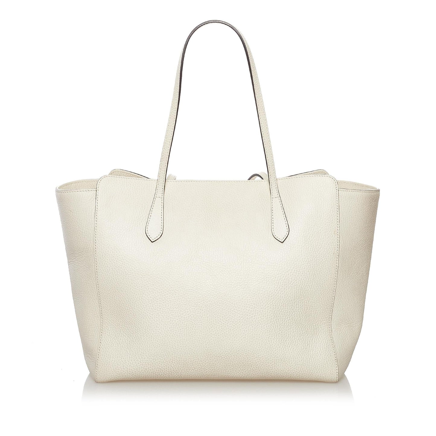 Gucci Swing SHG Leather Calf White Tote Bag 3
