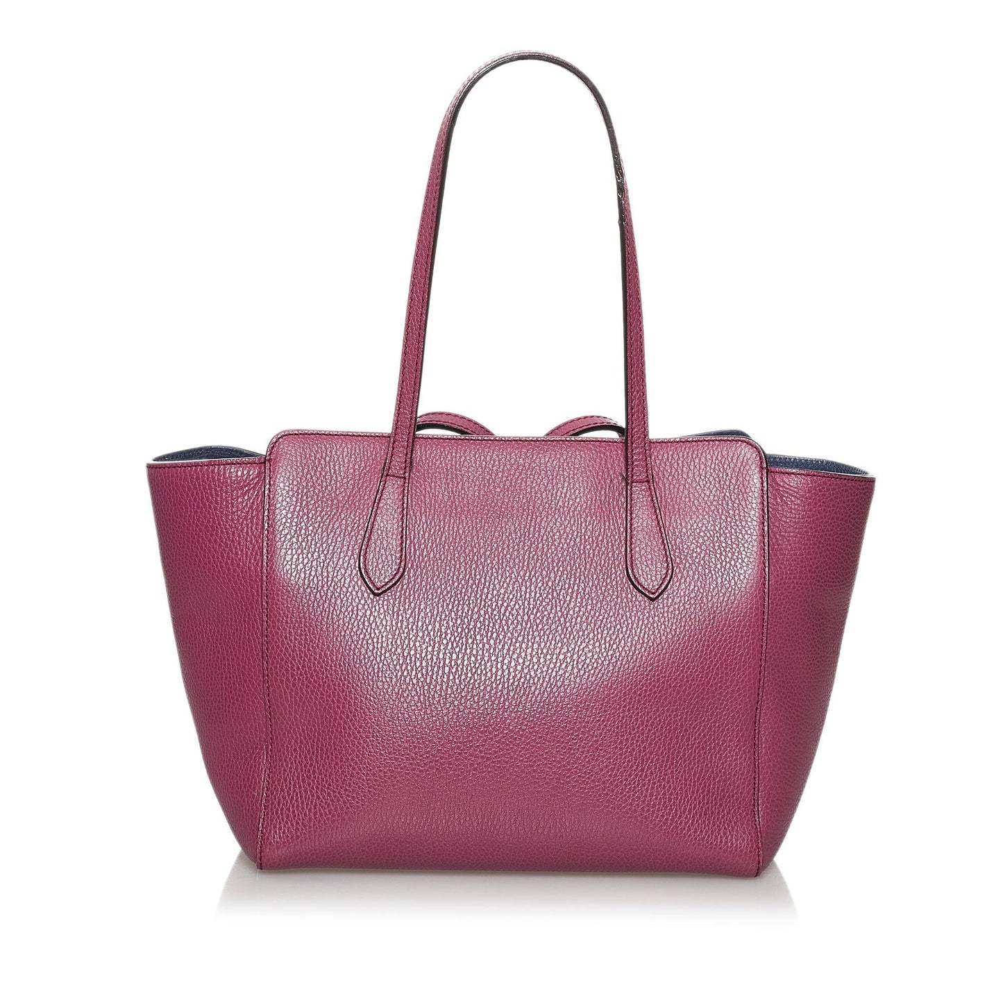 Gucci Swing SHG Leather Calf Blue Tote Bag