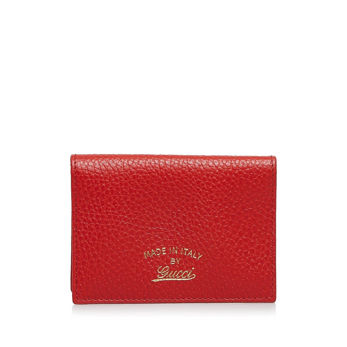 Gucci Swing Passport Cover SHG-vXArv9 Calf Red Travel Bag