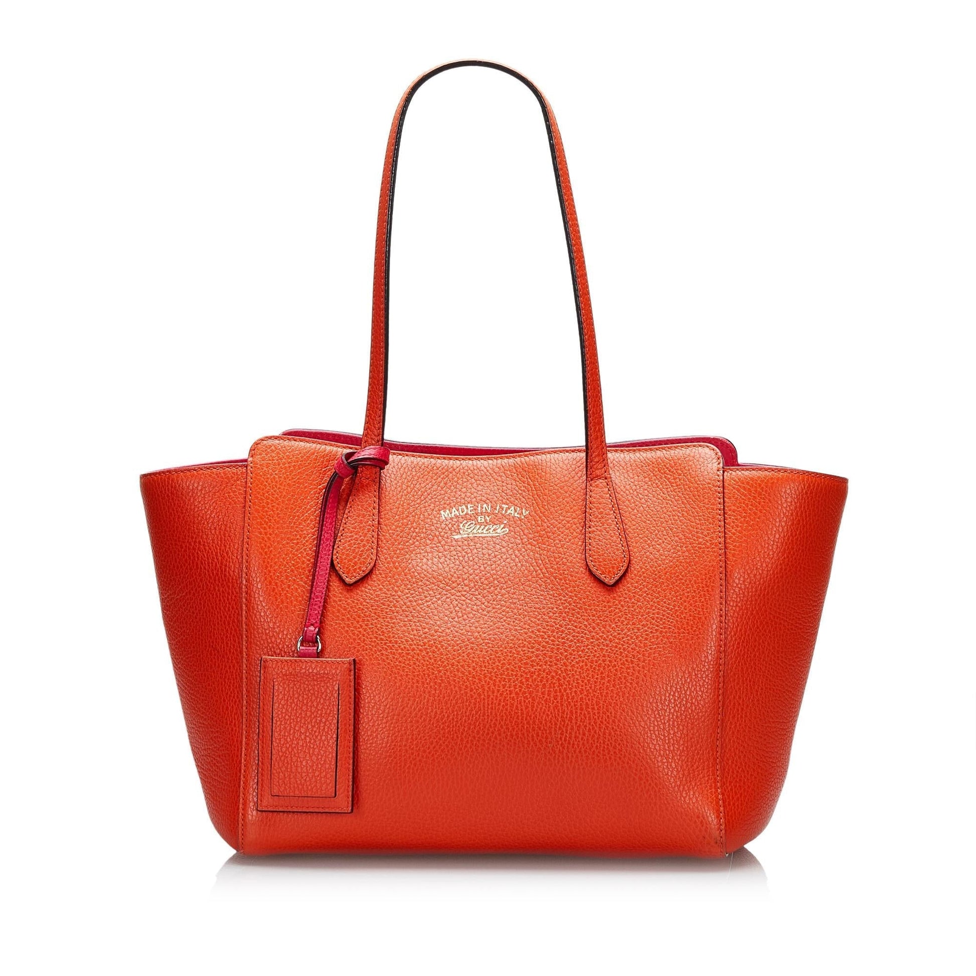 Gucci Swing SHG-iFs1ZO Calf Orange Tote Bag