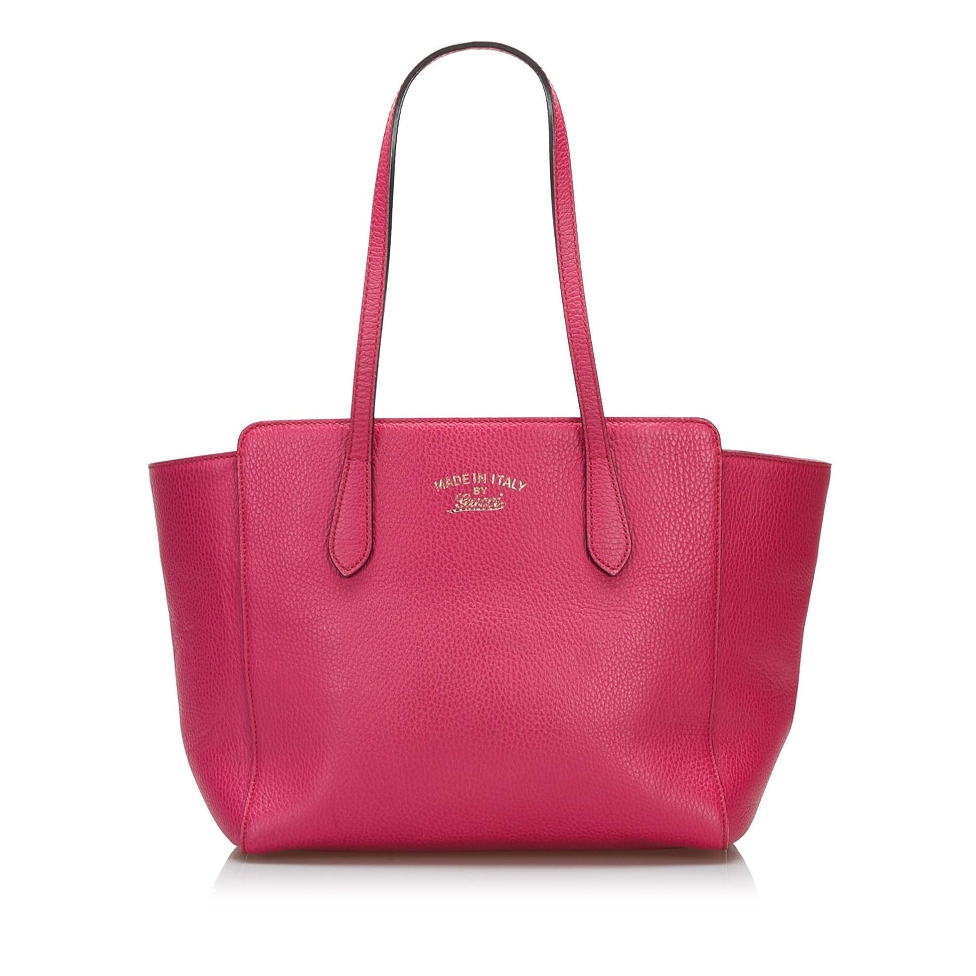 Gucci Swing SHG-e7XKGH Calf Pink Tote Bag