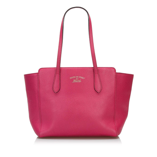 Gucci Swing SHG-e7XKGH Calf Pink Tote Bag
