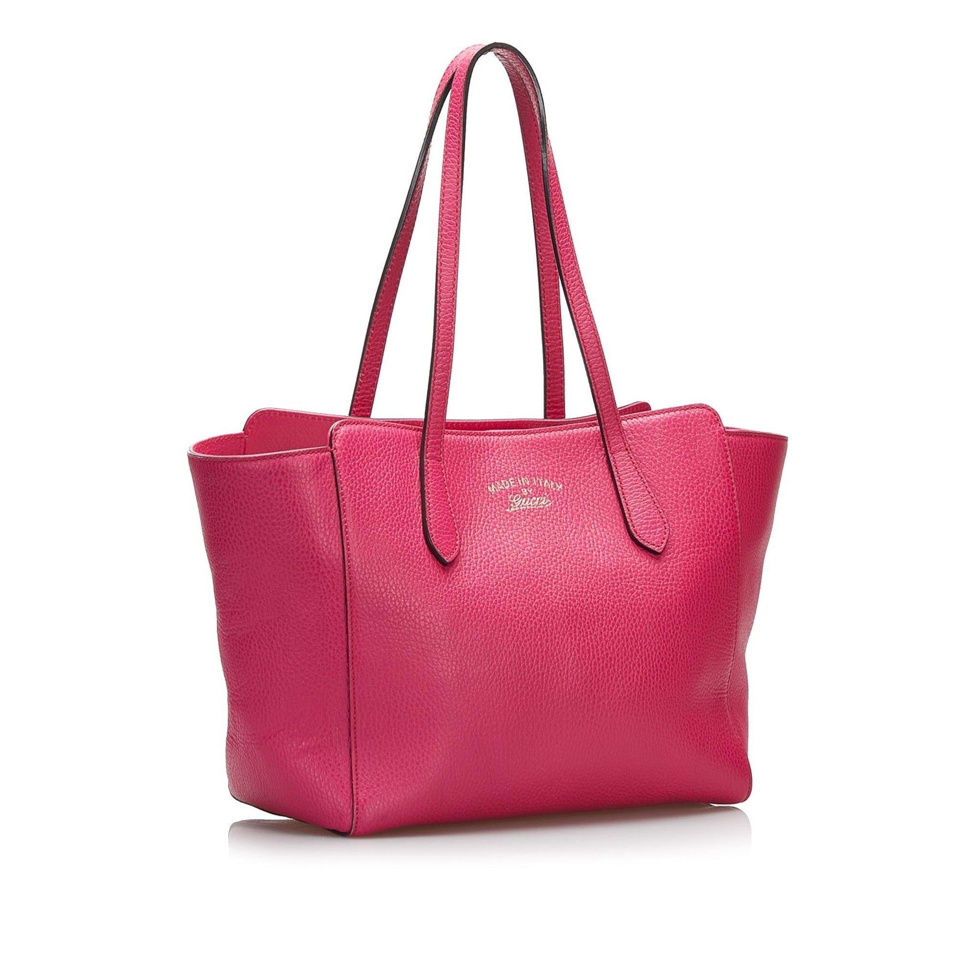 Gucci Swing SHG-e7XKGH Calf Pink Tote Bag