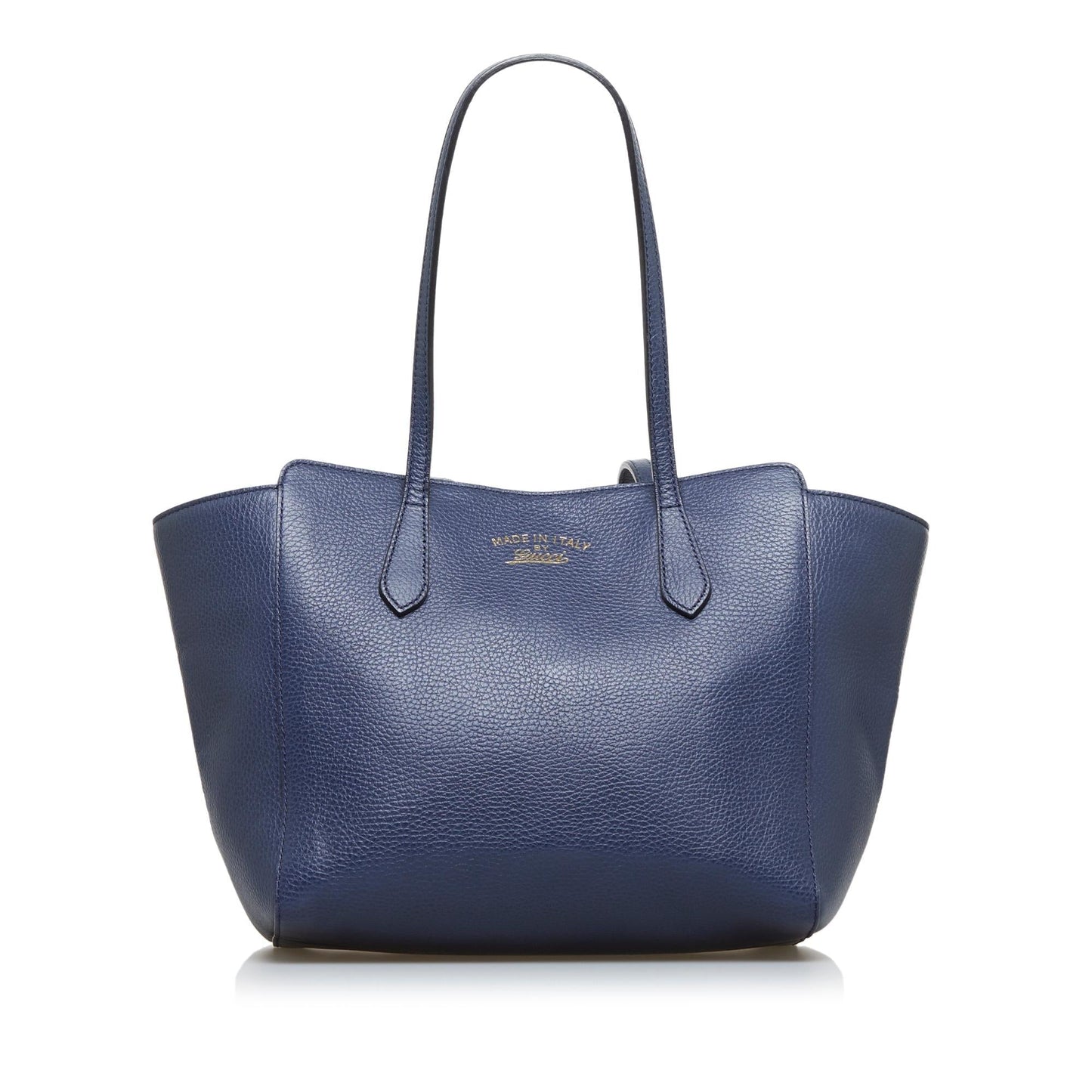 Gucci Swing SHG-EYNccp Calf Blue Tote Bag