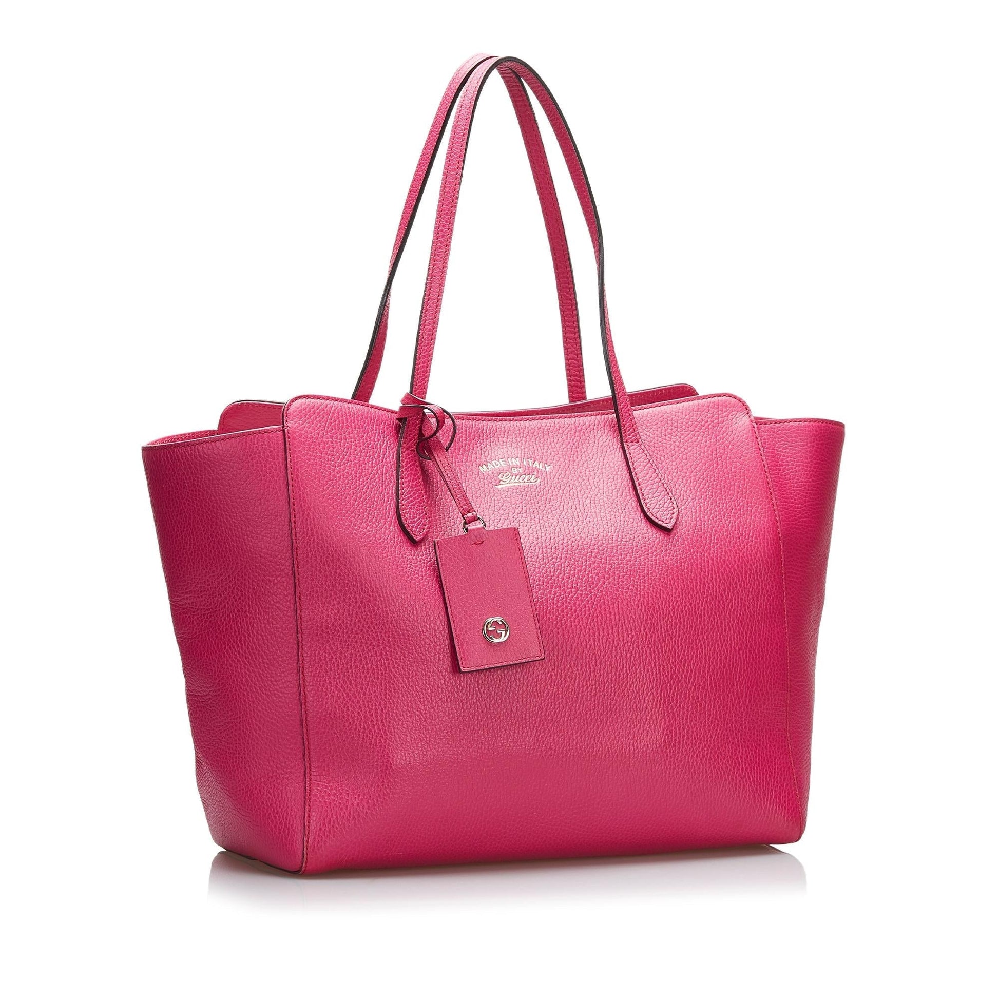 Gucci Swing SHG-Wysq1i Calf Pink Tote Bag