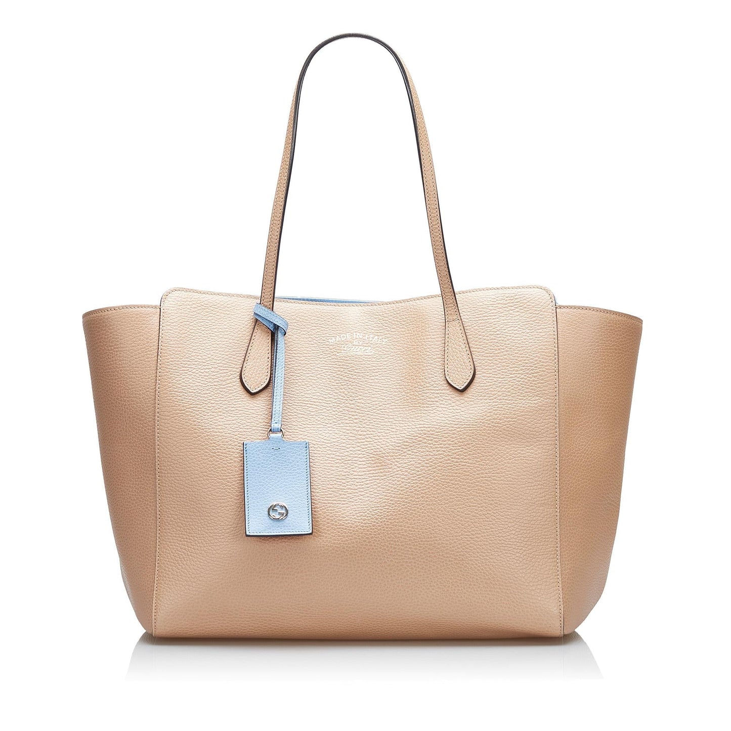 Gucci Swing SHG-jIG0iB Calf Brown Tote Bag