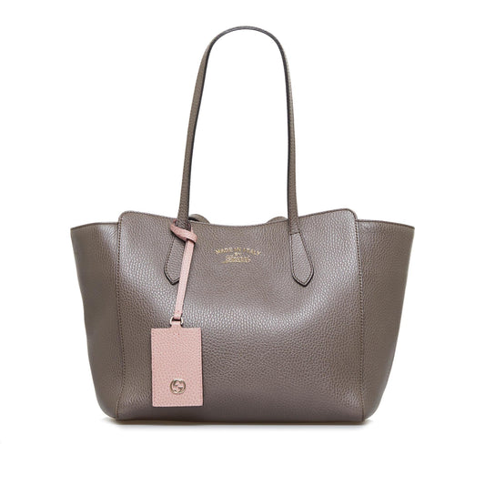 Gucci Swing SHG-rx3QRH Calf Brown Tote Bag