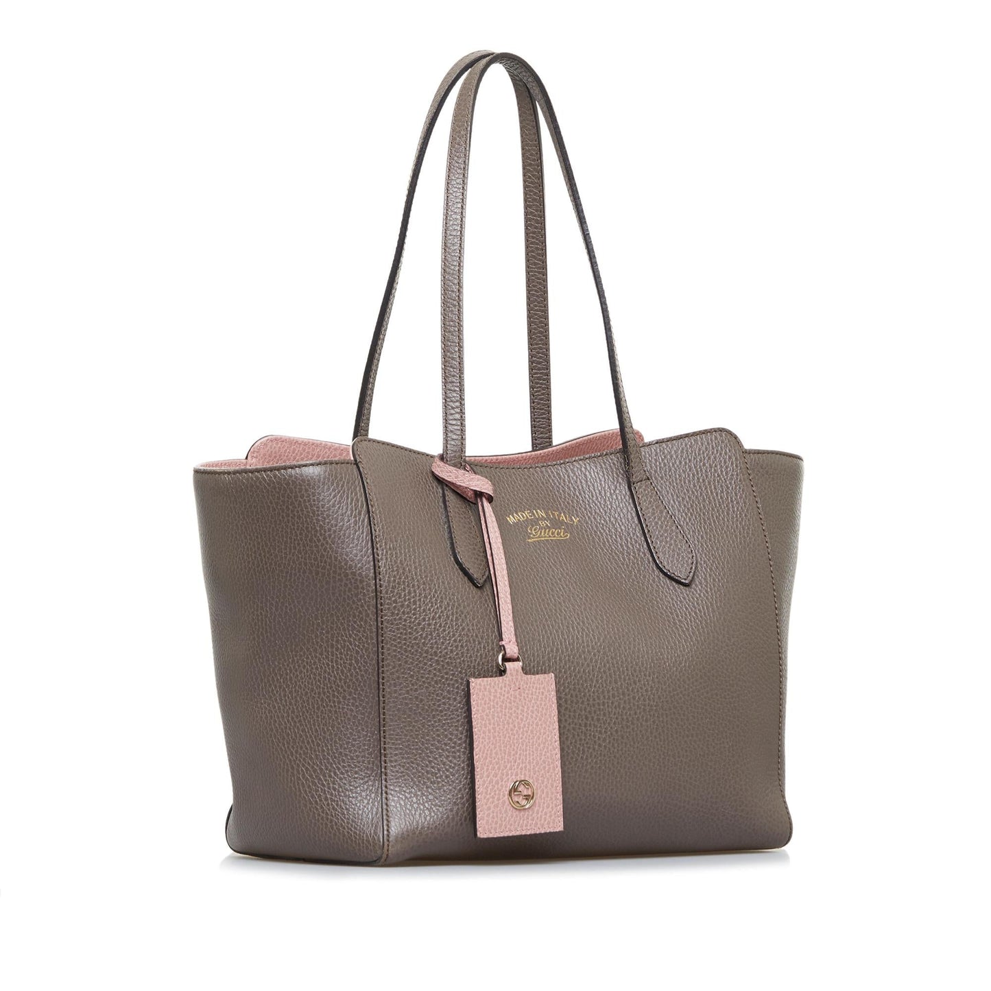 Gucci Swing SHG-rx3QRH Calf Brown Tote Bag