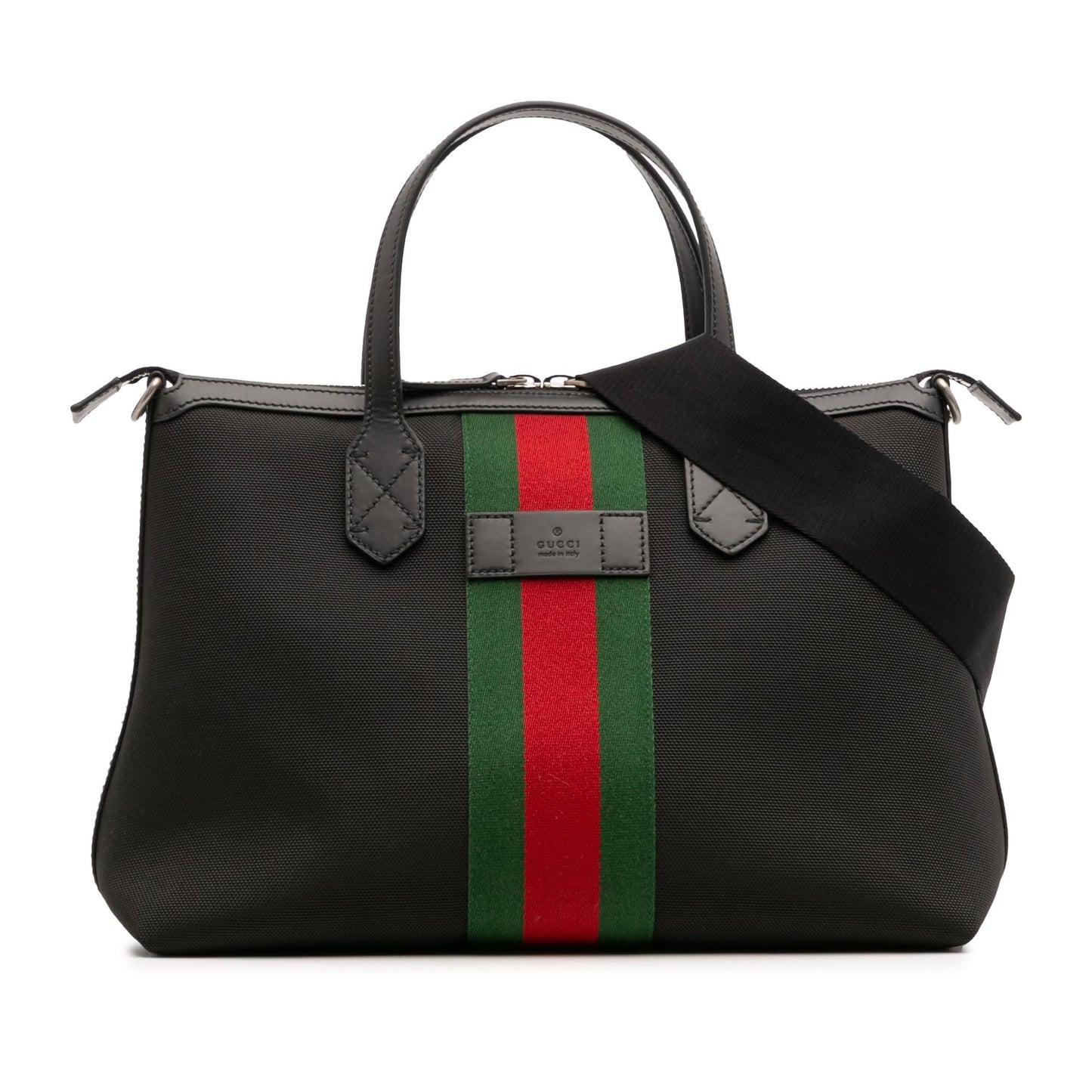 Gucci Techno Web Canvas Travel Bag