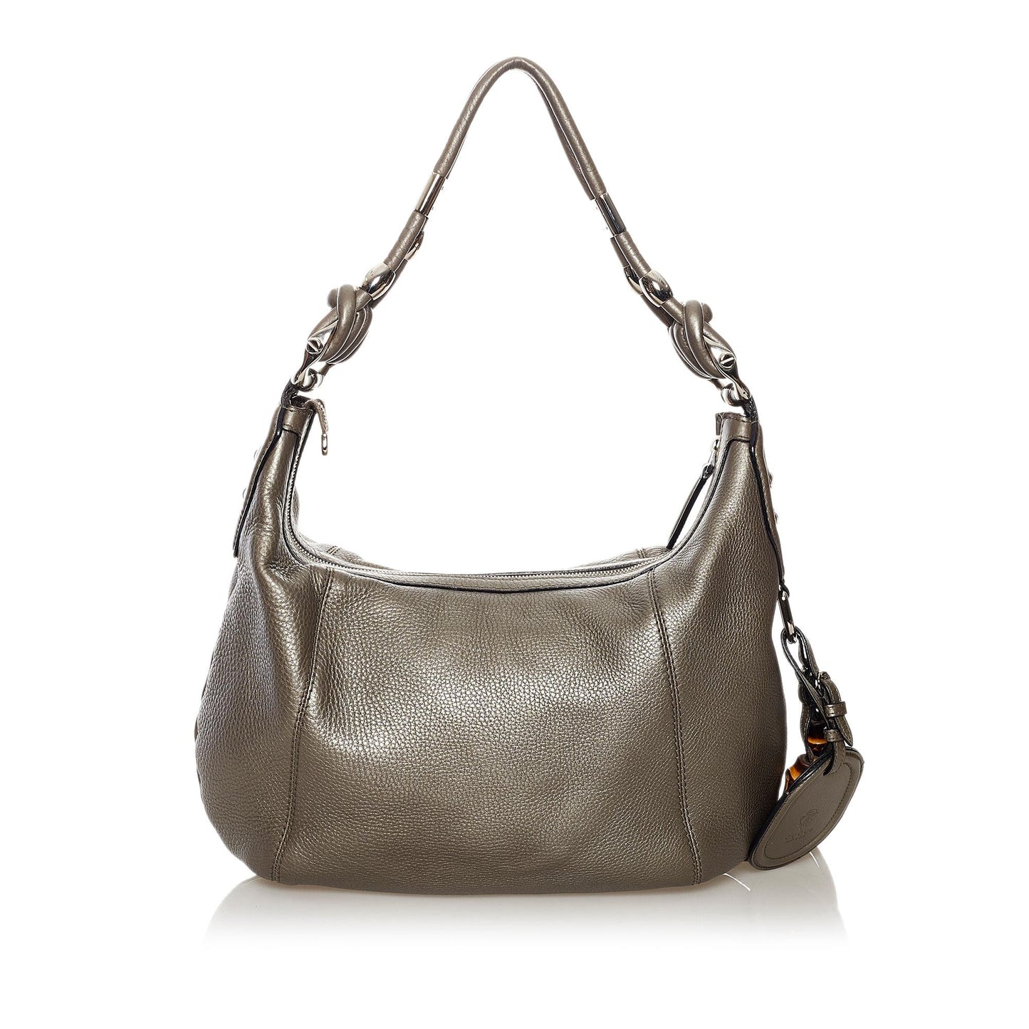 Gucci Techno Horsebit SHG Calf Grey Shoulder Bag