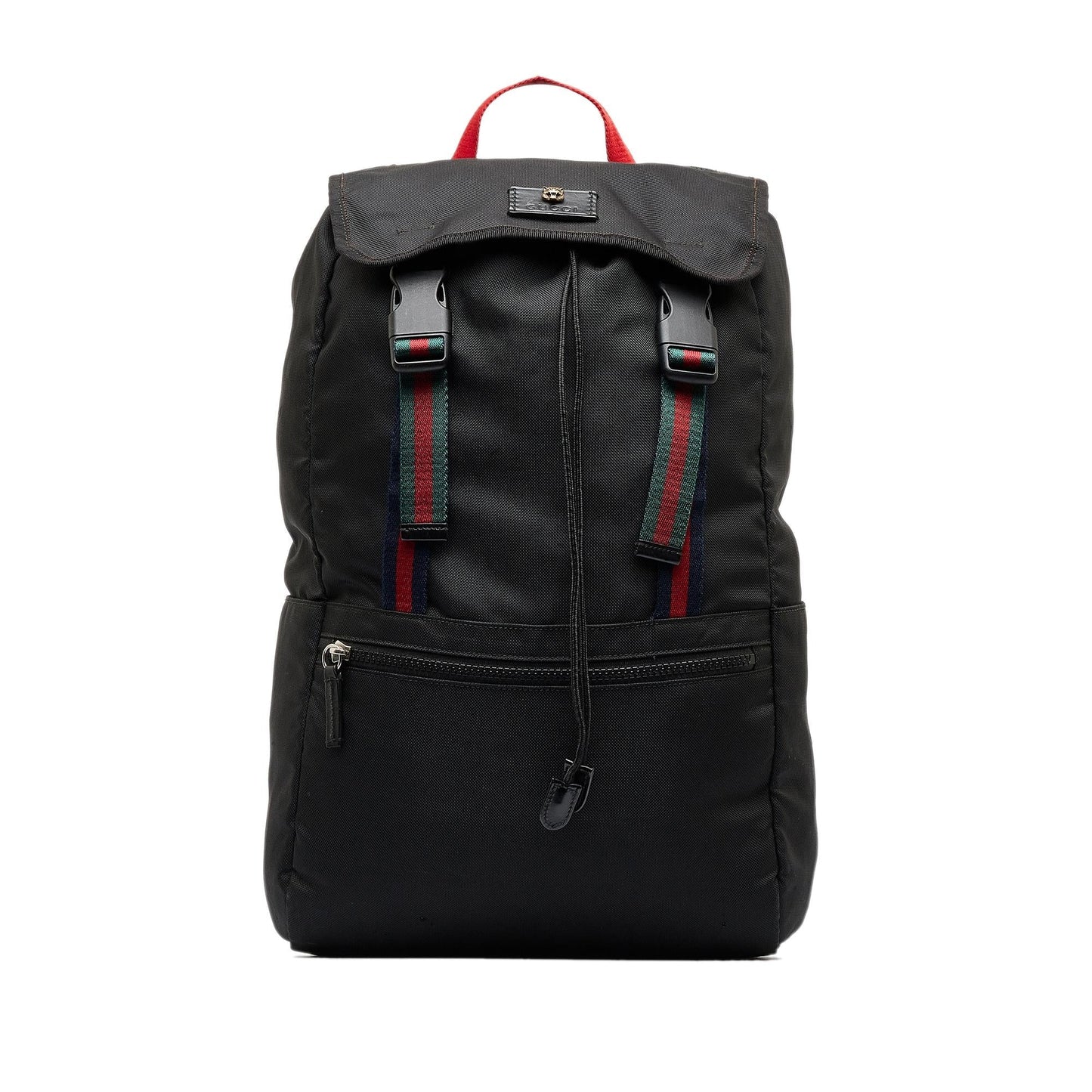 Gucci Techno Web SHG-EzqX9D Canvas Black Backpack