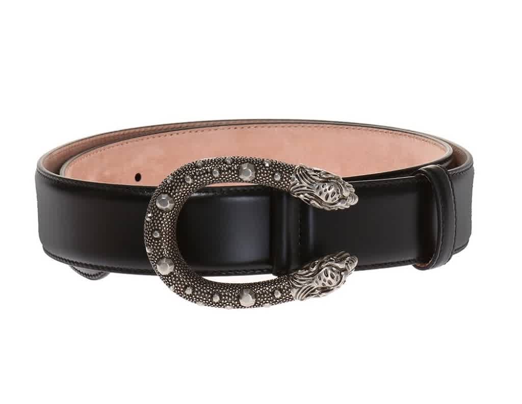 Gucci 's Tiger Head Buckle Leather Belt