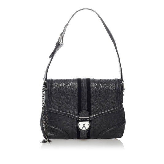 Gucci Treasure SHG Leather Calf Black Shoulder Bag