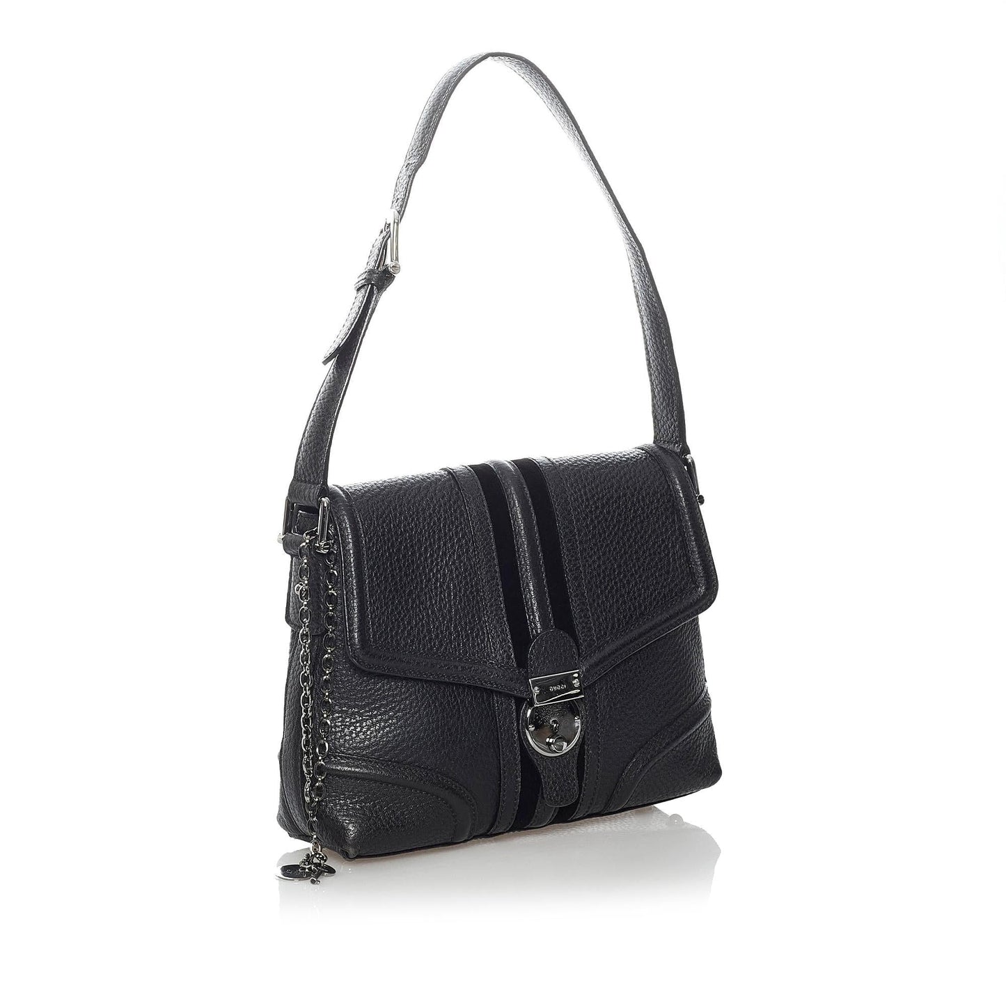 Gucci Treasure SHG Leather Calf Black Shoulder Bag