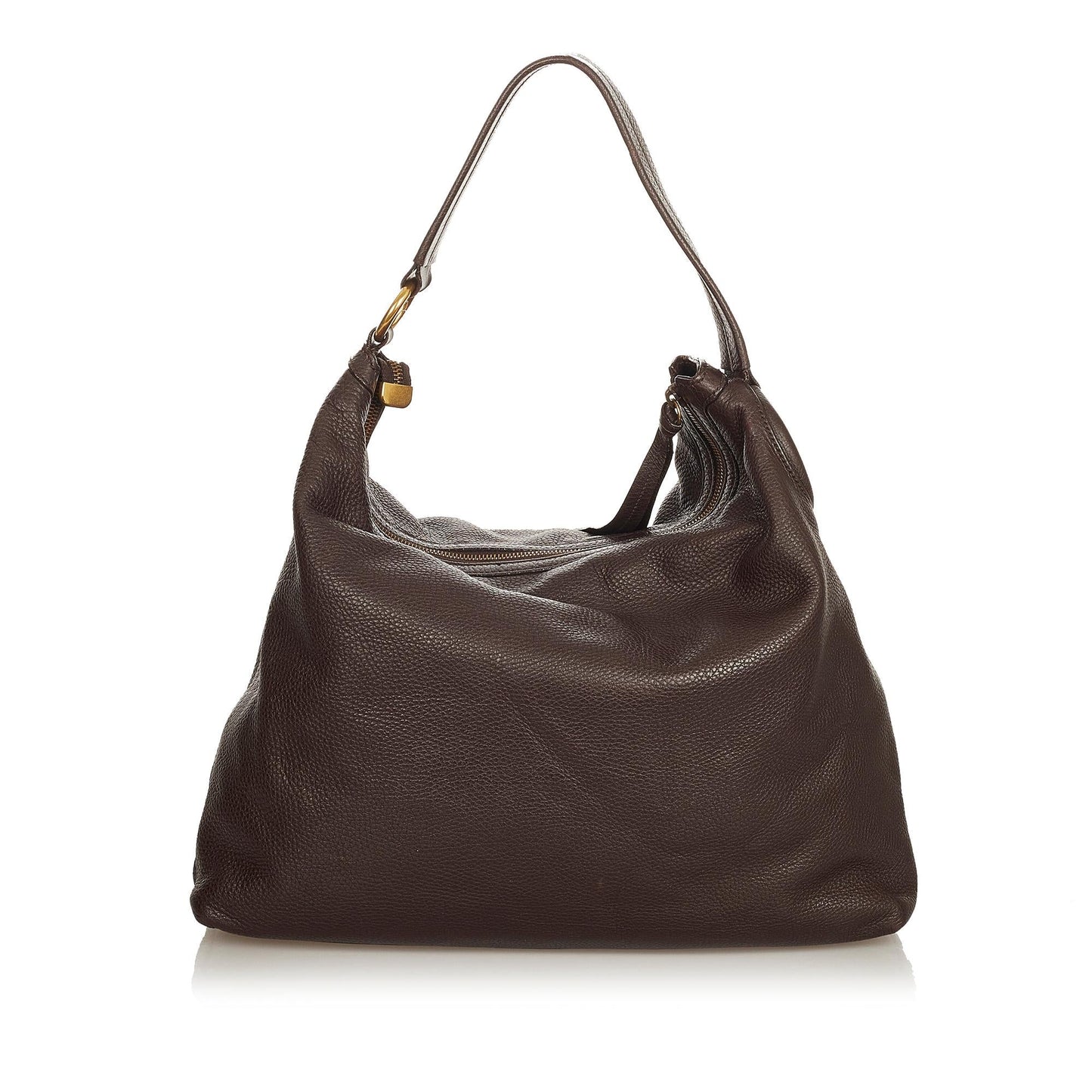Gucci Twill SHG Leather Calf Brown Shoulder Bag