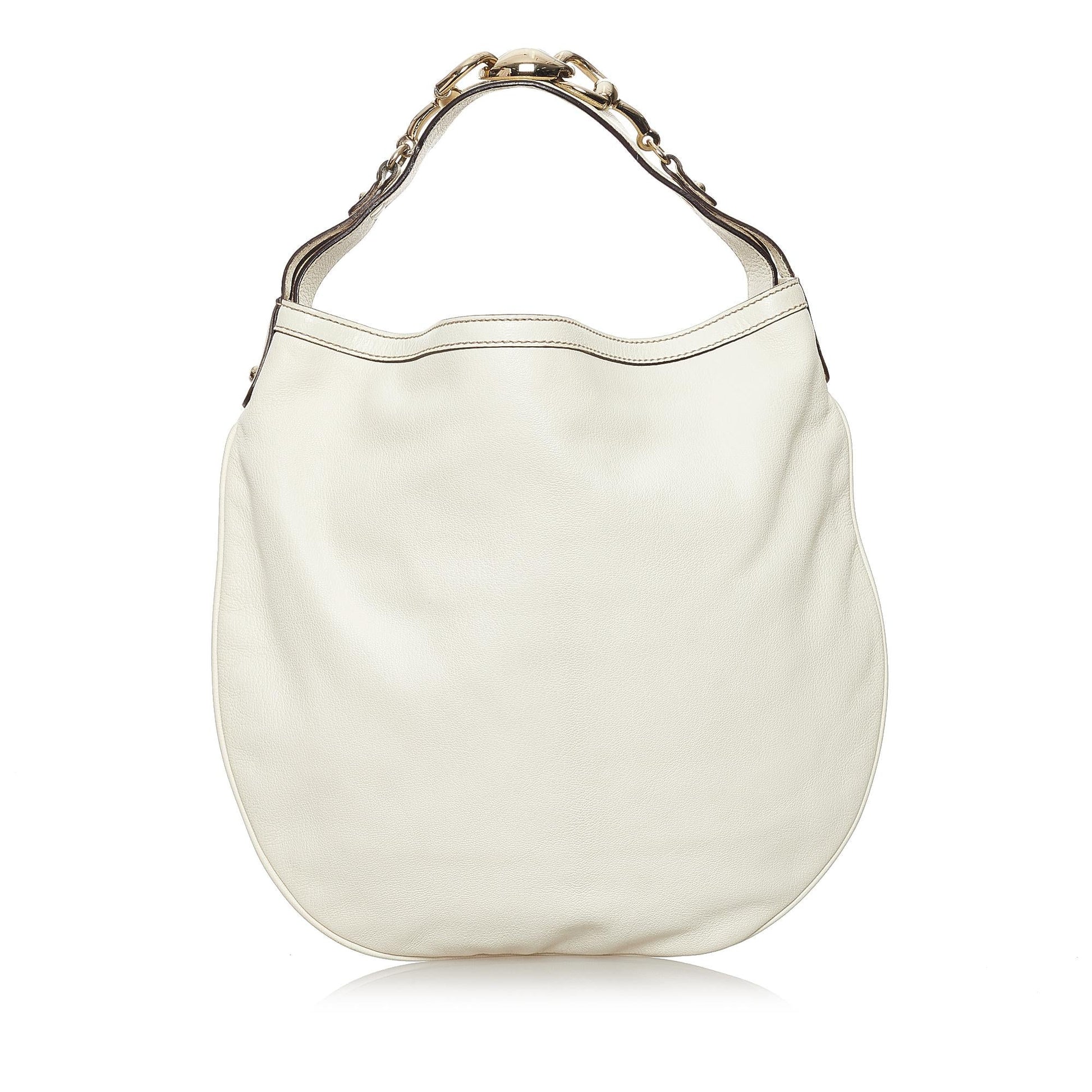 Gucci Wave SHG Leather Calf White Shoulder Bag