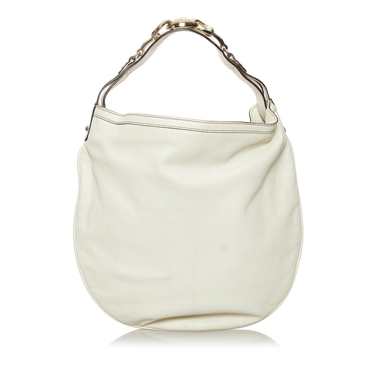 Gucci Wave SHG Leather Calf White Shoulder Bag