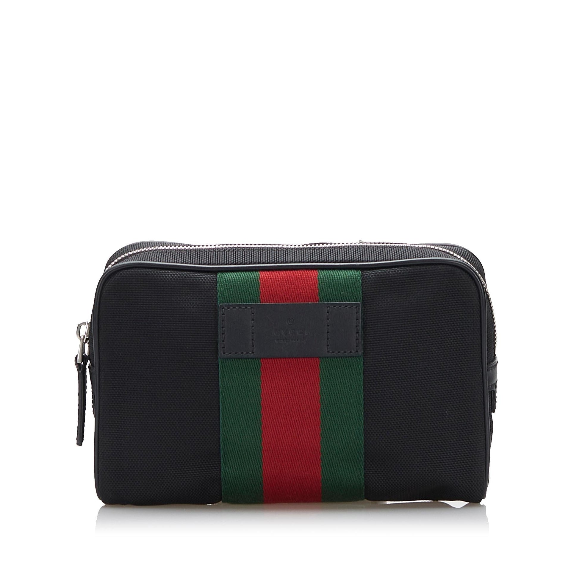 Gucci Web Belt SHG-Uop8au Canvas Black Accessory