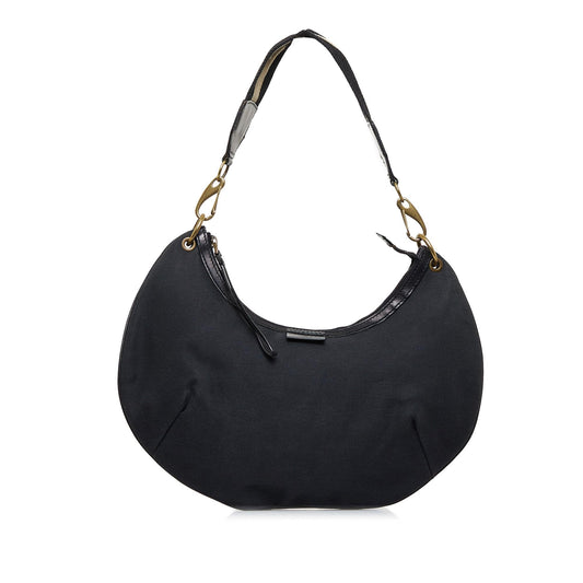 Gucci Web SHG-1apzWo Canvas Black Shoulder Bag