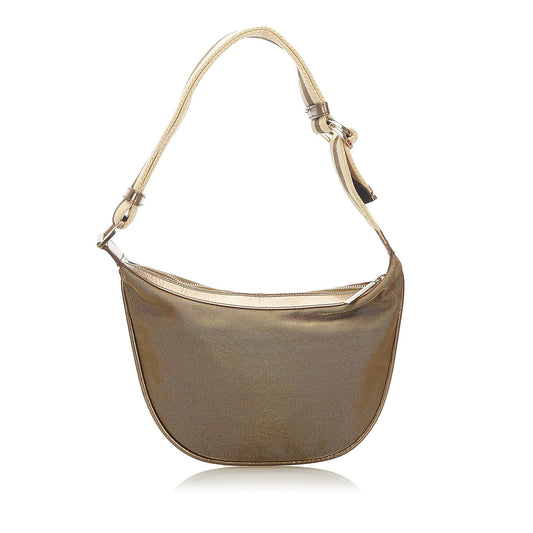 Gucci Web SHG Canvas Calf Brown Shoulder Bag 3