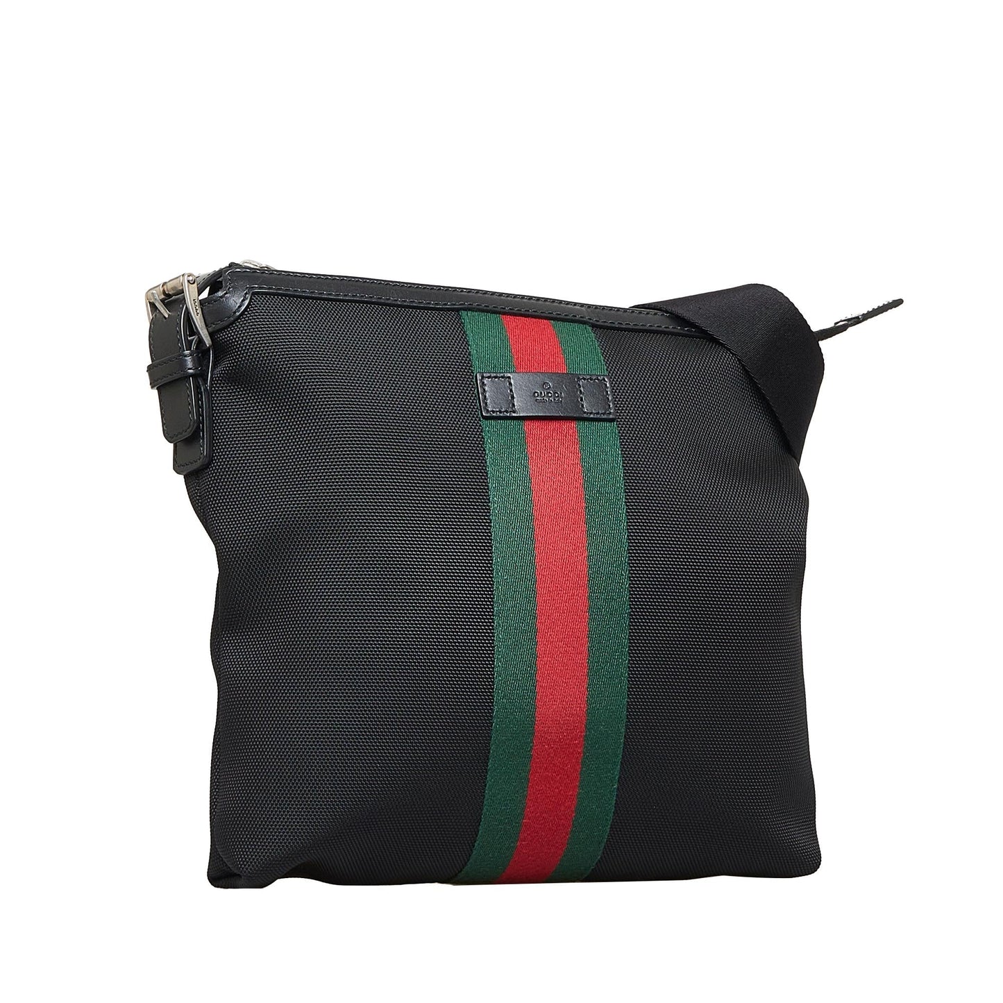 Gucci Web SHG-KnXXwu Canvas Black Crossbody Bag