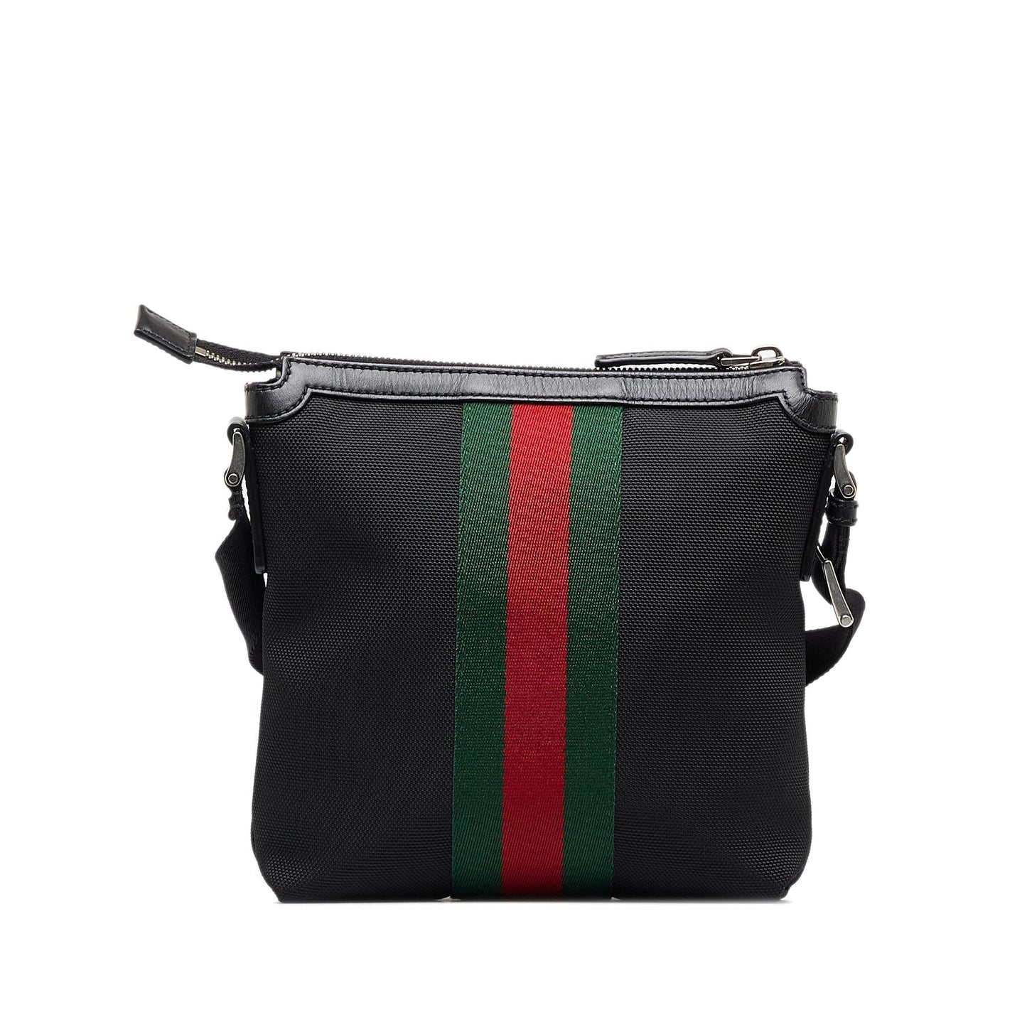 Gucci Web SHG-D3ssEr Canvas Black Crossbody Bag